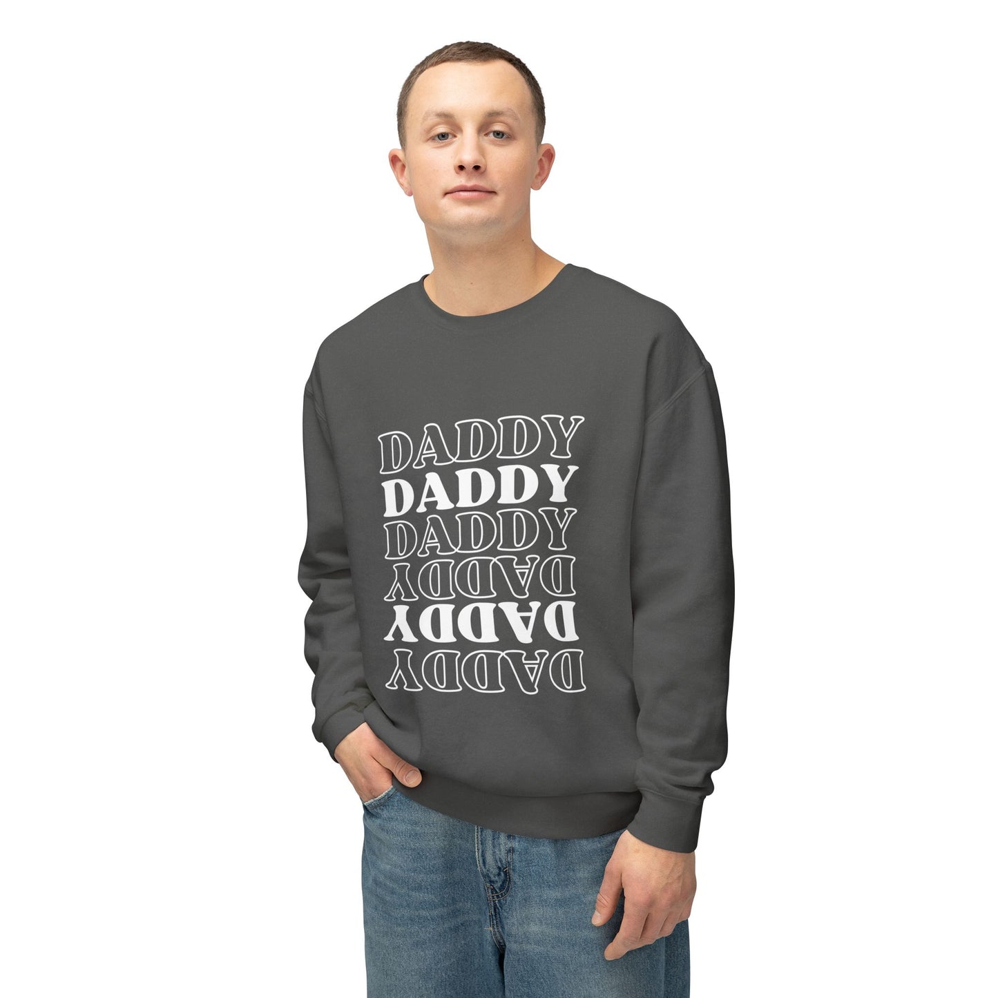 Daddy Unisex Lightweight Crewneck Sweatshirt