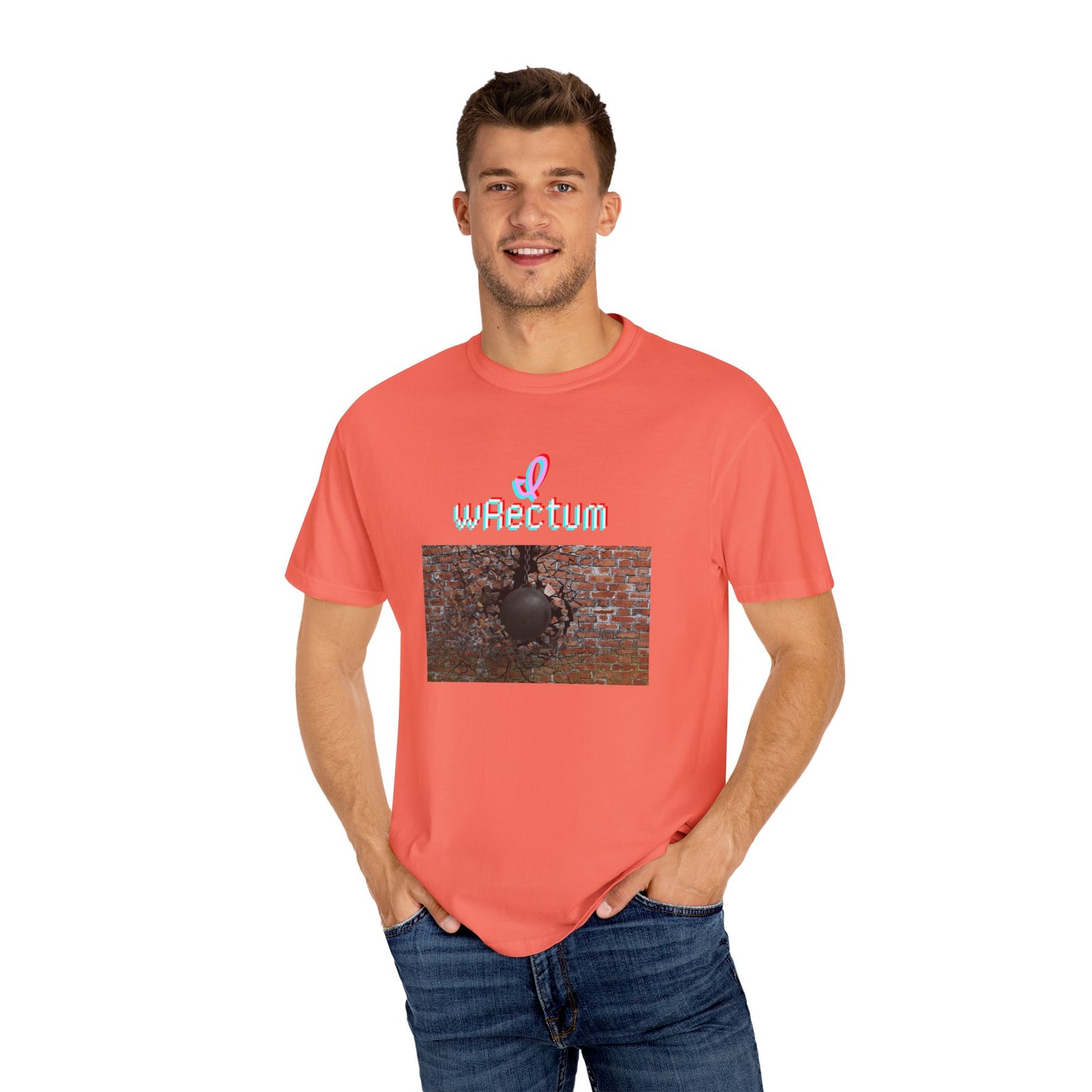 I Wrectum Unisex Garment-Dyed T-shirt