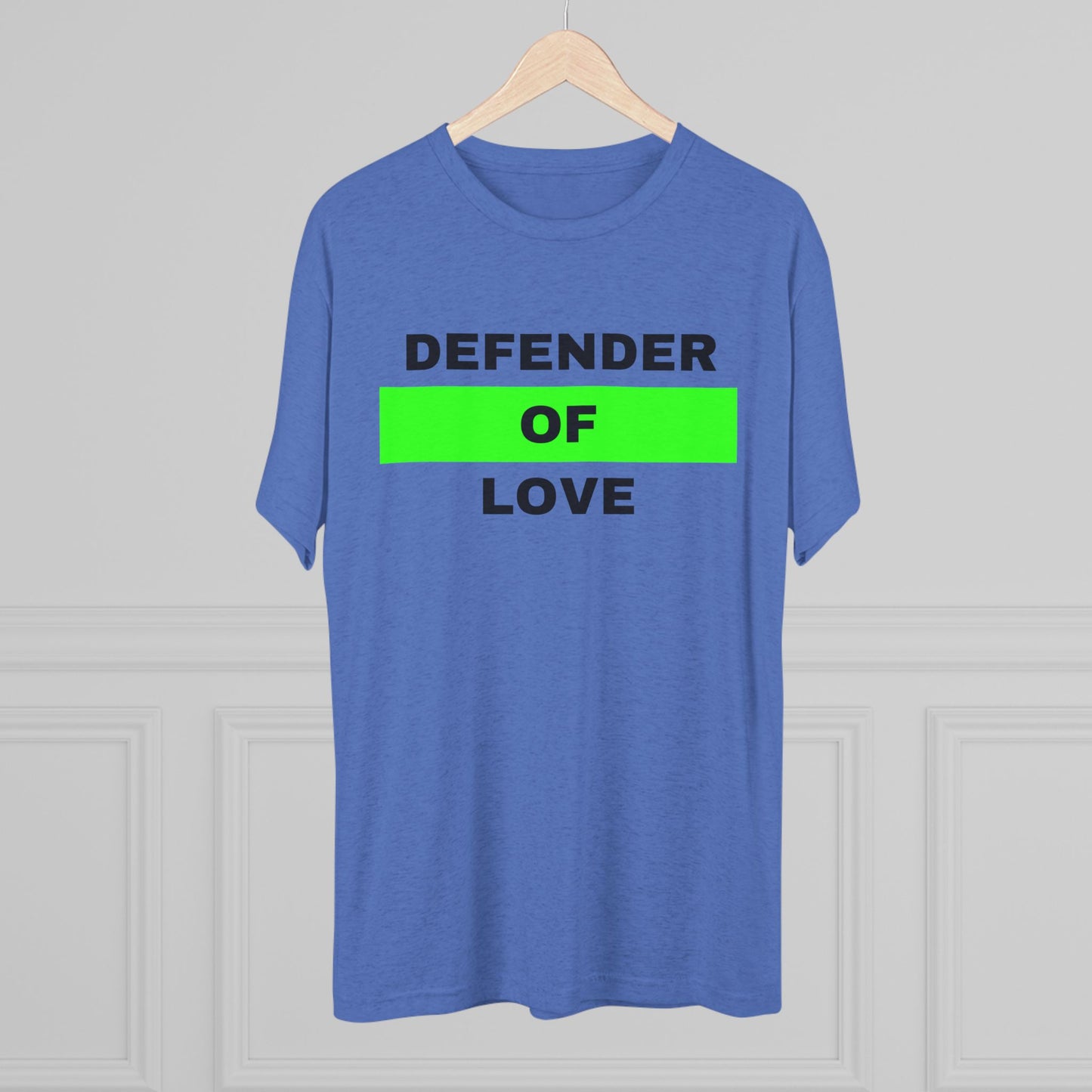 Defender Of Love Unisex Tri-Blend Crew Tee