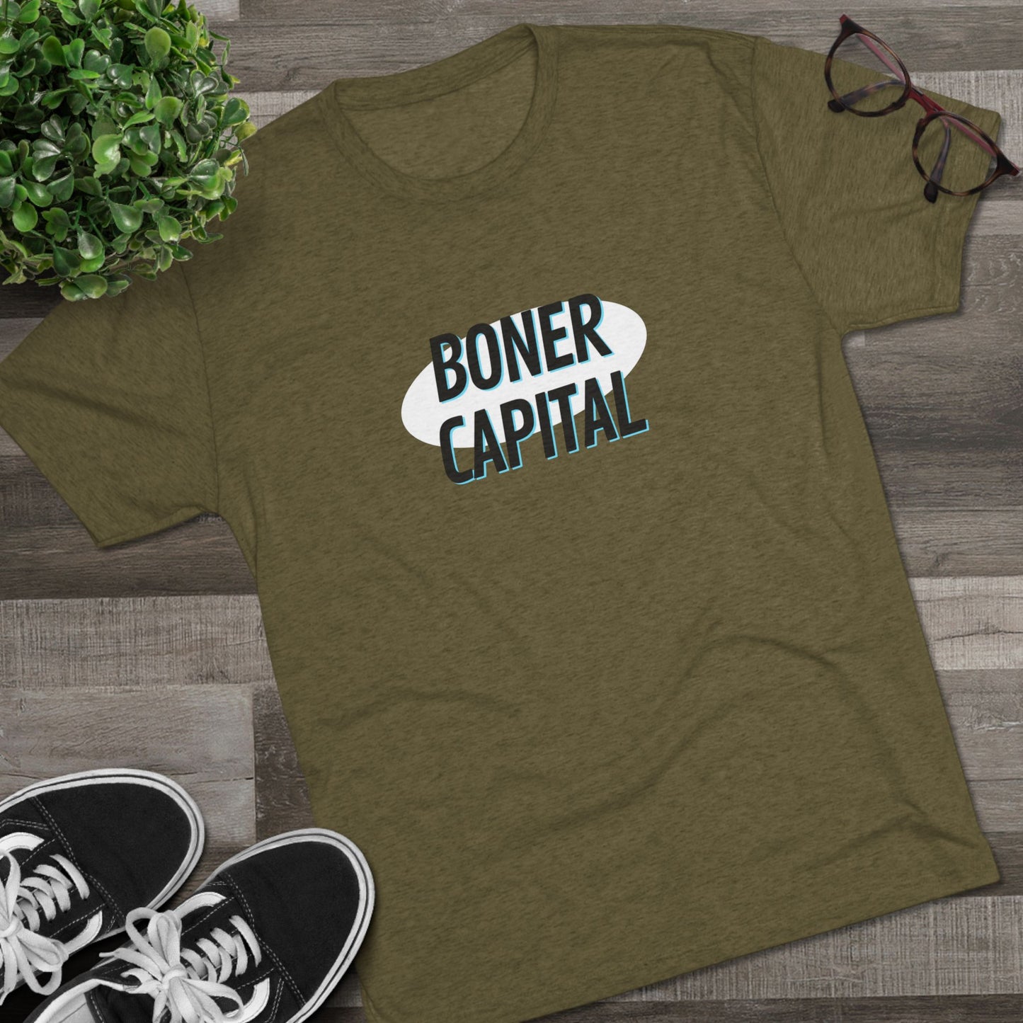 Boner Capital Unisex Tri-Blend Crew Tee