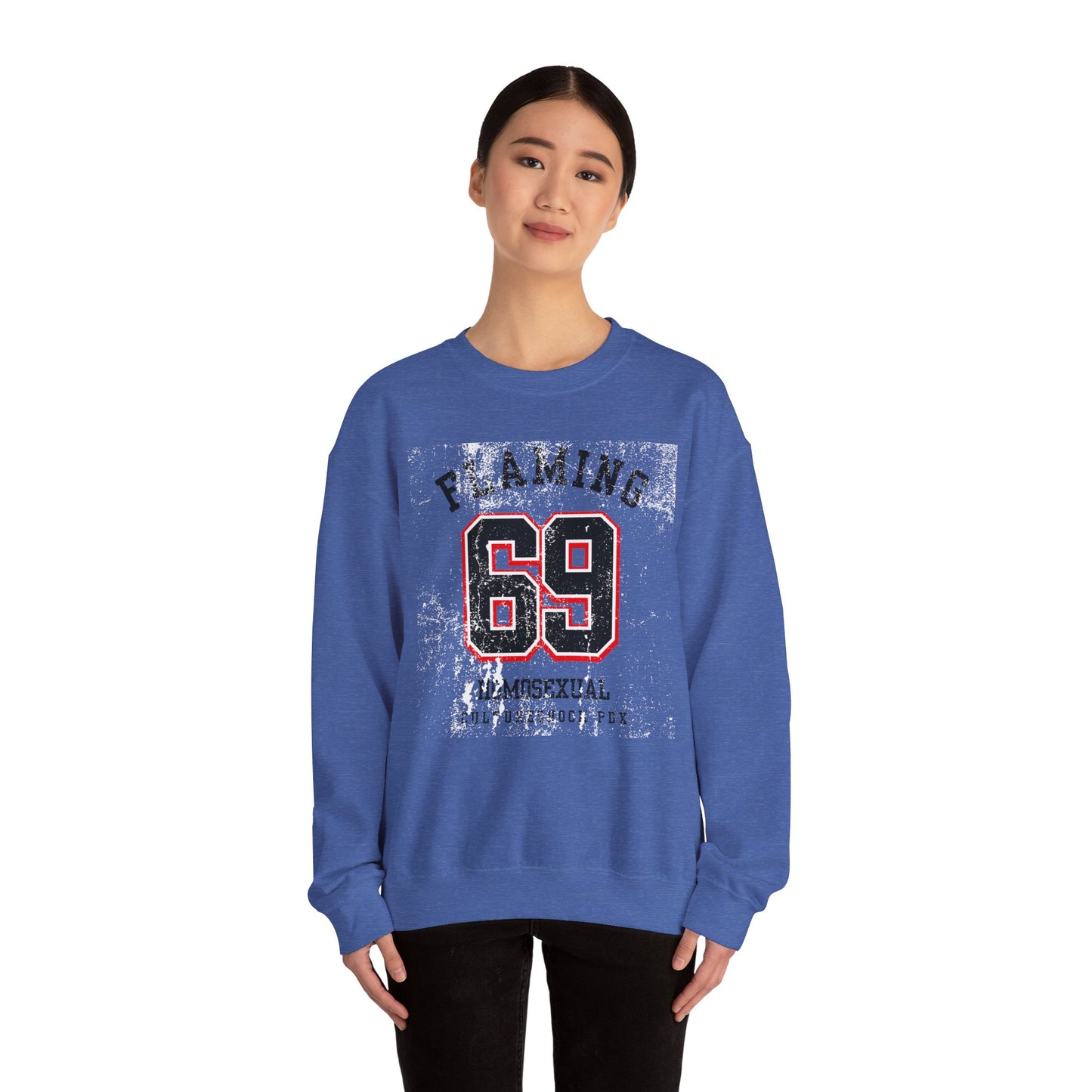 Flaming Unisex Heavy Blend™ Crewneck Sweatshirt