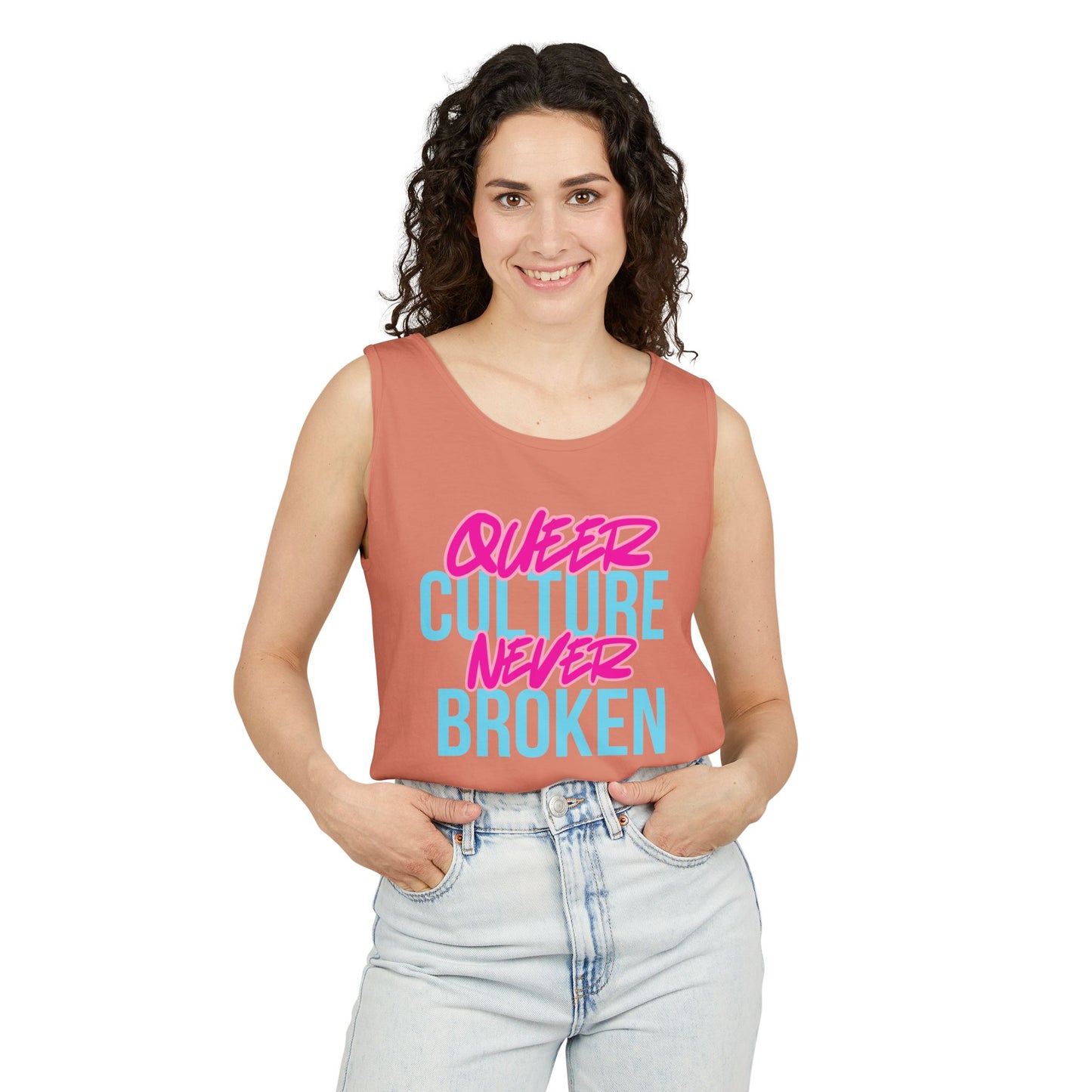 Queer Culture Unisex Garment-Dyed Tank Top