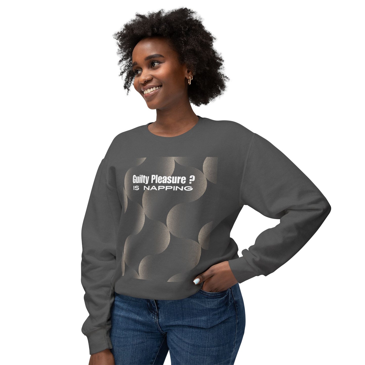Guilty pleasure Unisex Lightweight Crewneck Sweatshirt