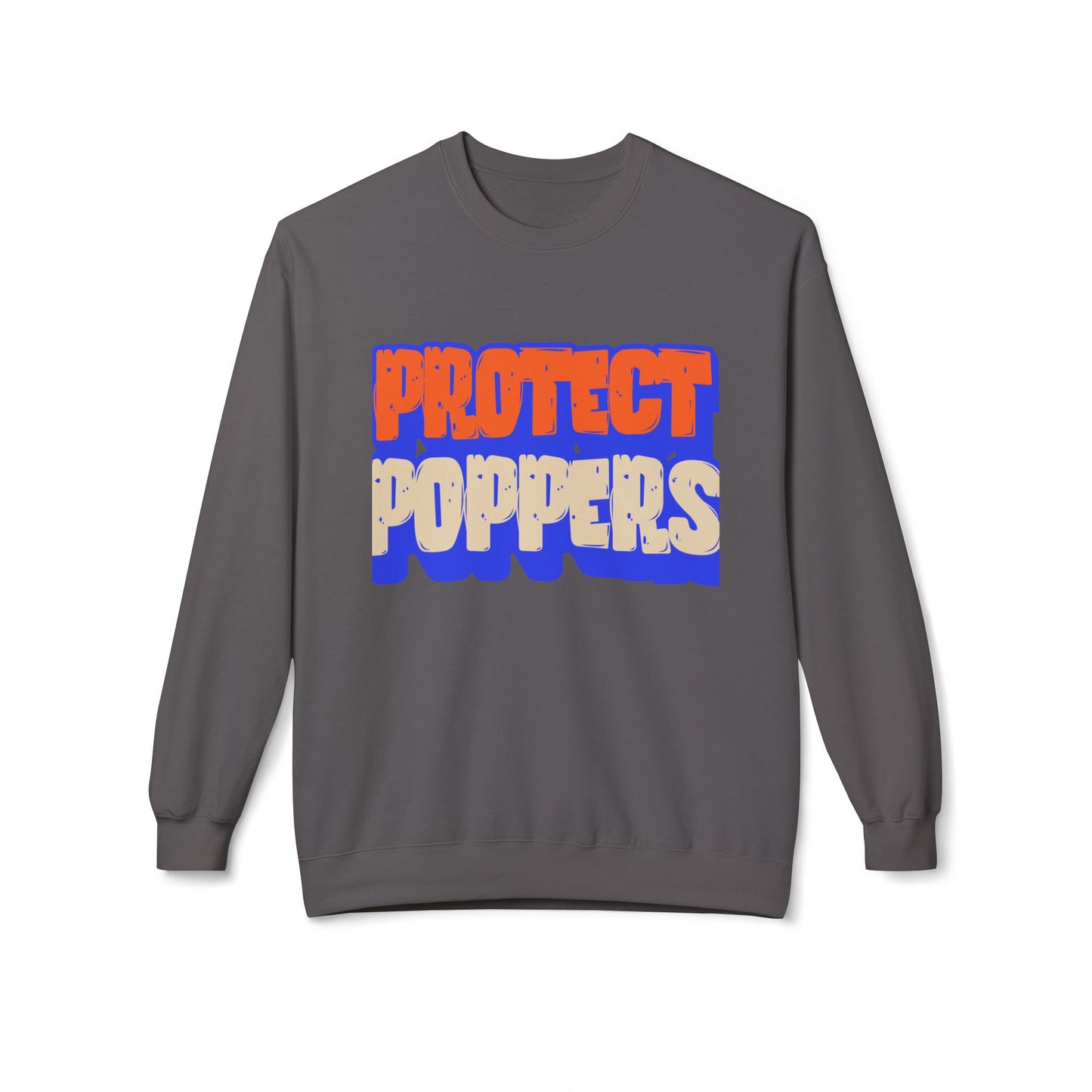 Protect Poppersnisex Midweight Softstyle Fleece Crewneck Sweatshirt