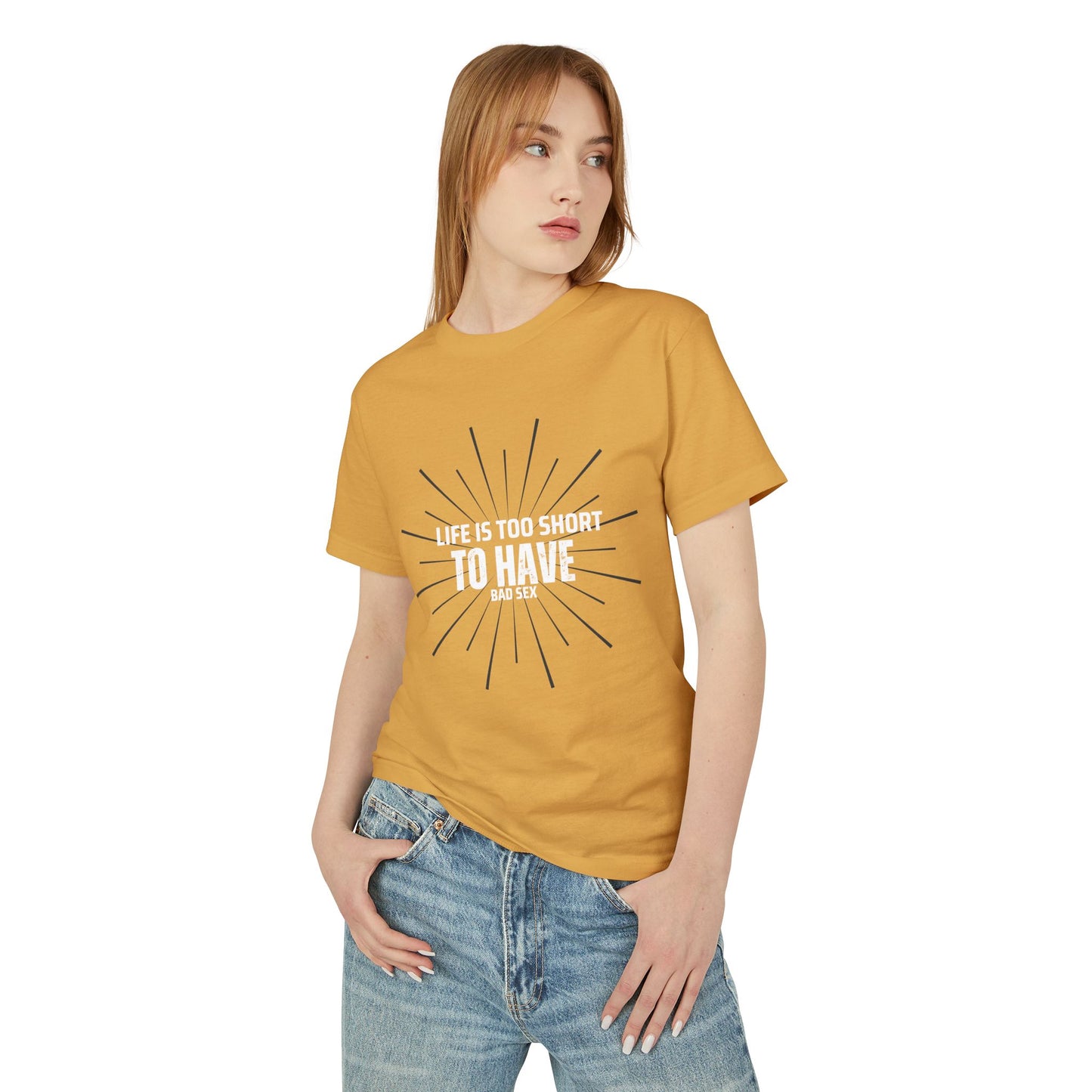 Life is too short  Unisex Garment-Dyed Heavyweight Cotton Tee