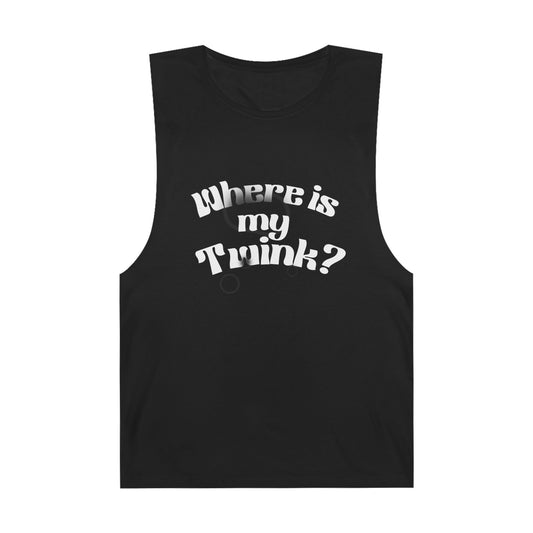 Where is my twink? Unisex Barnard Tank