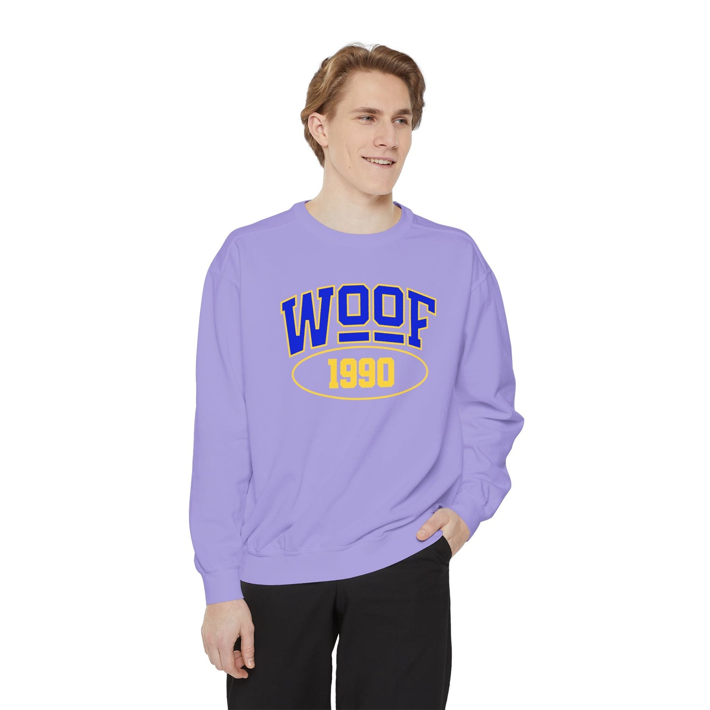 Woof 1990 Unisex Garment-Dyed Sweatshirt