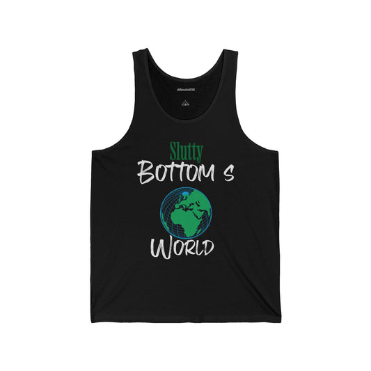 Slutty Bottom`s Unisex Jersey Tank