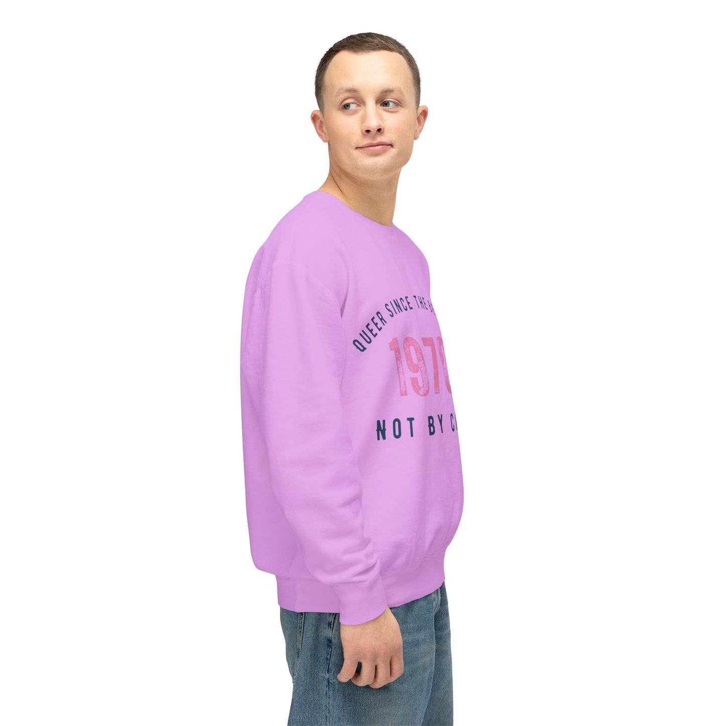 Queer 1970`s Unisex Lightweight Crewneck Sweatshirt