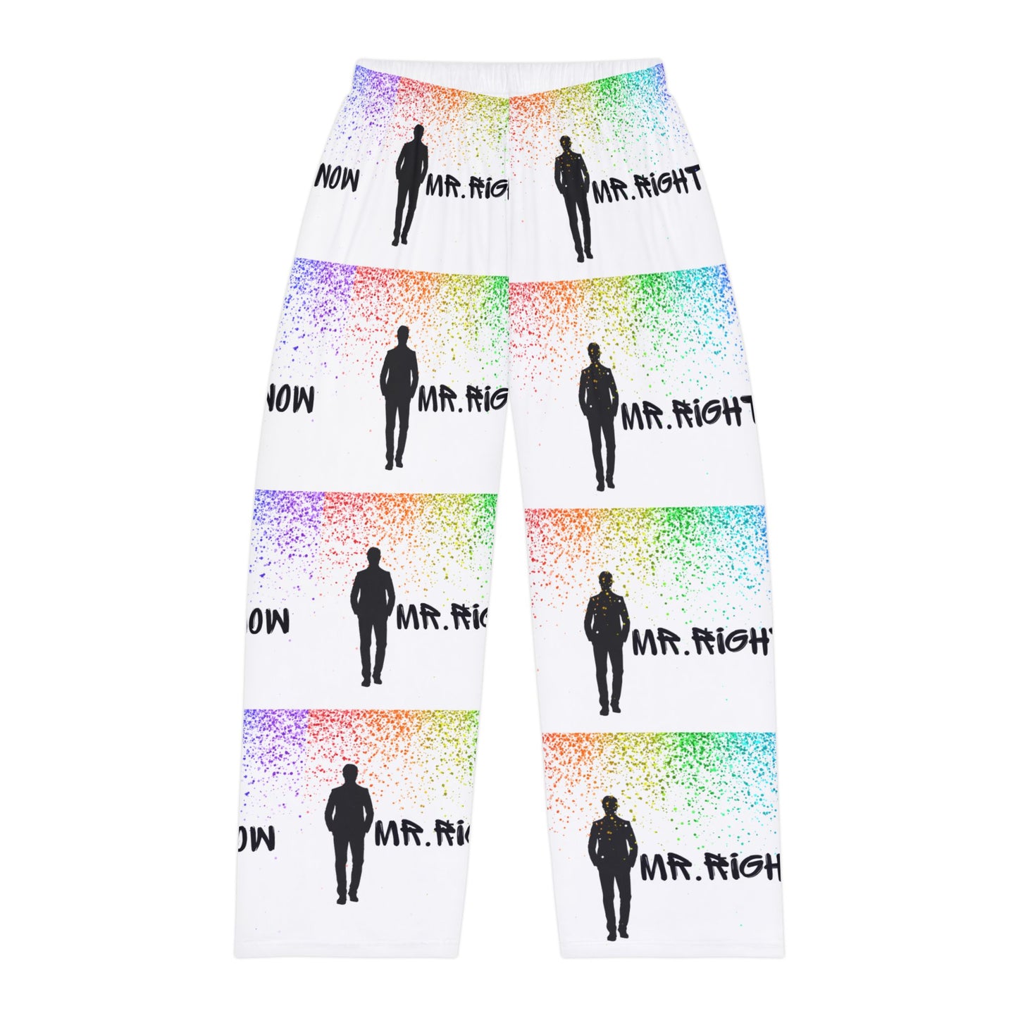 Mr. Rightnow  Rainbow Men's Pajama Pants (AOP)