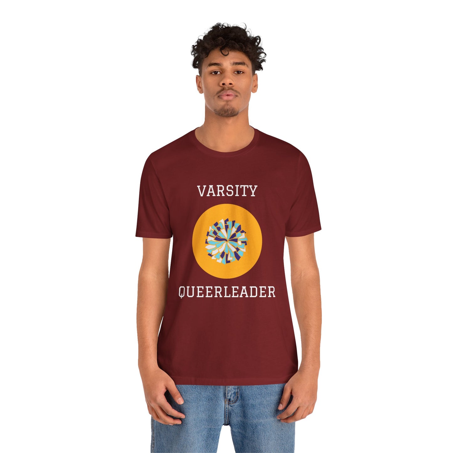 Varsity Queerleader #2 Unisex Jersey Short Sleeve Tee