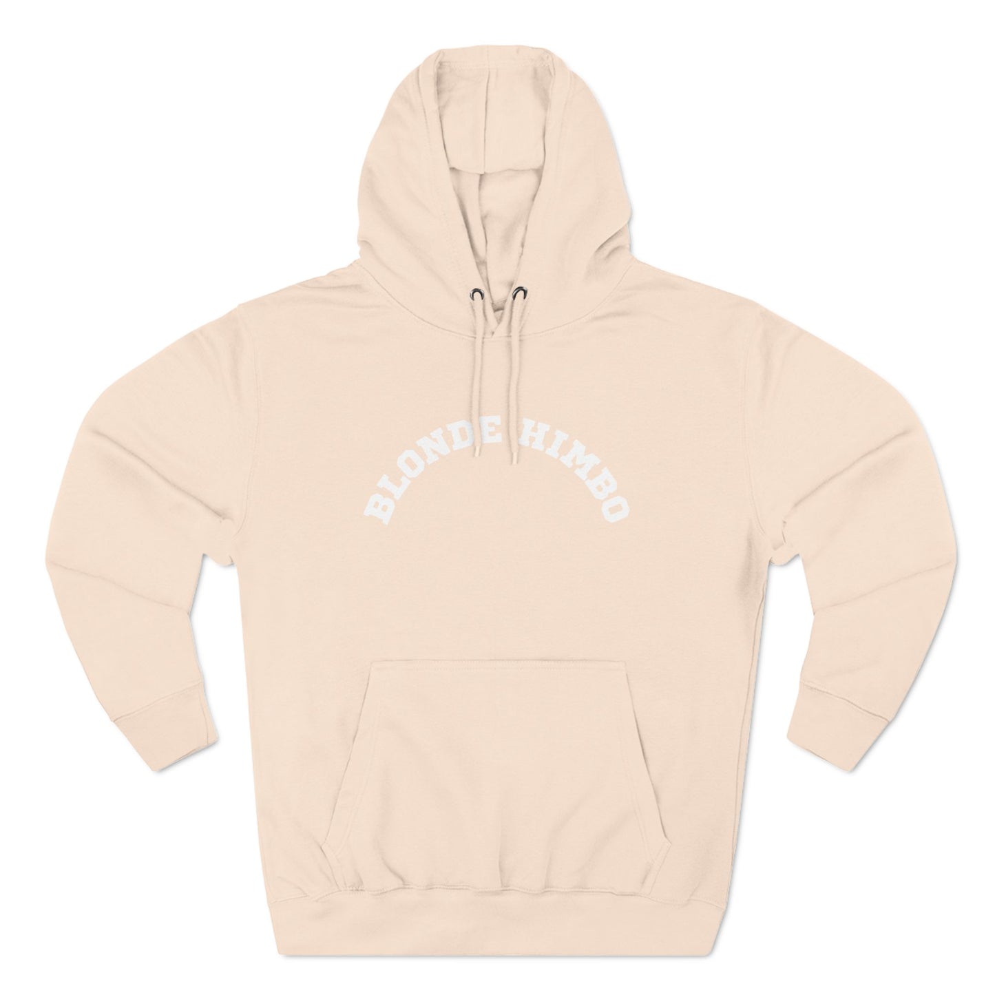 Blonde Himbo Three-Panel Fleece Hoodie