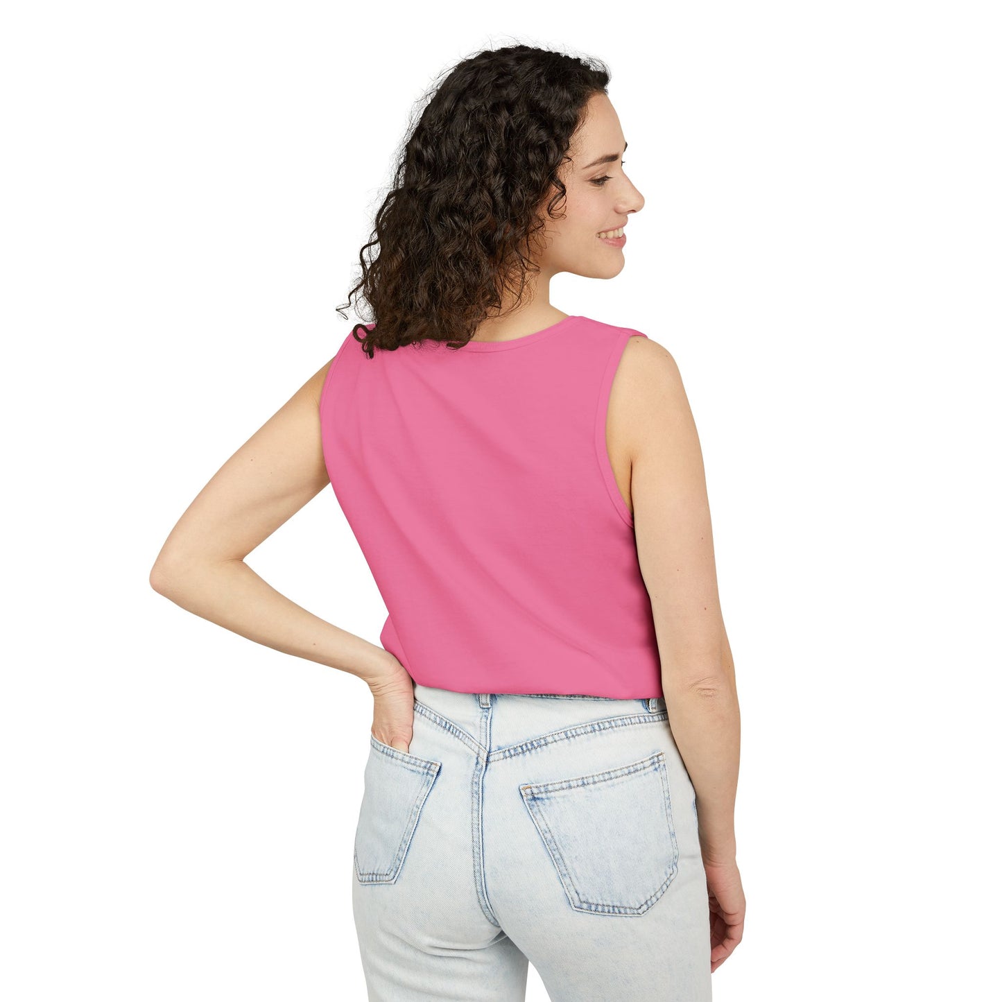 Big Booty Unisex Garment-Dyed Tank Top