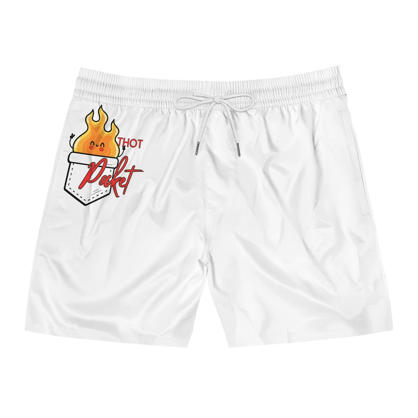 Thot pocket Men's Mid-Length Swim Shorts (AOP)