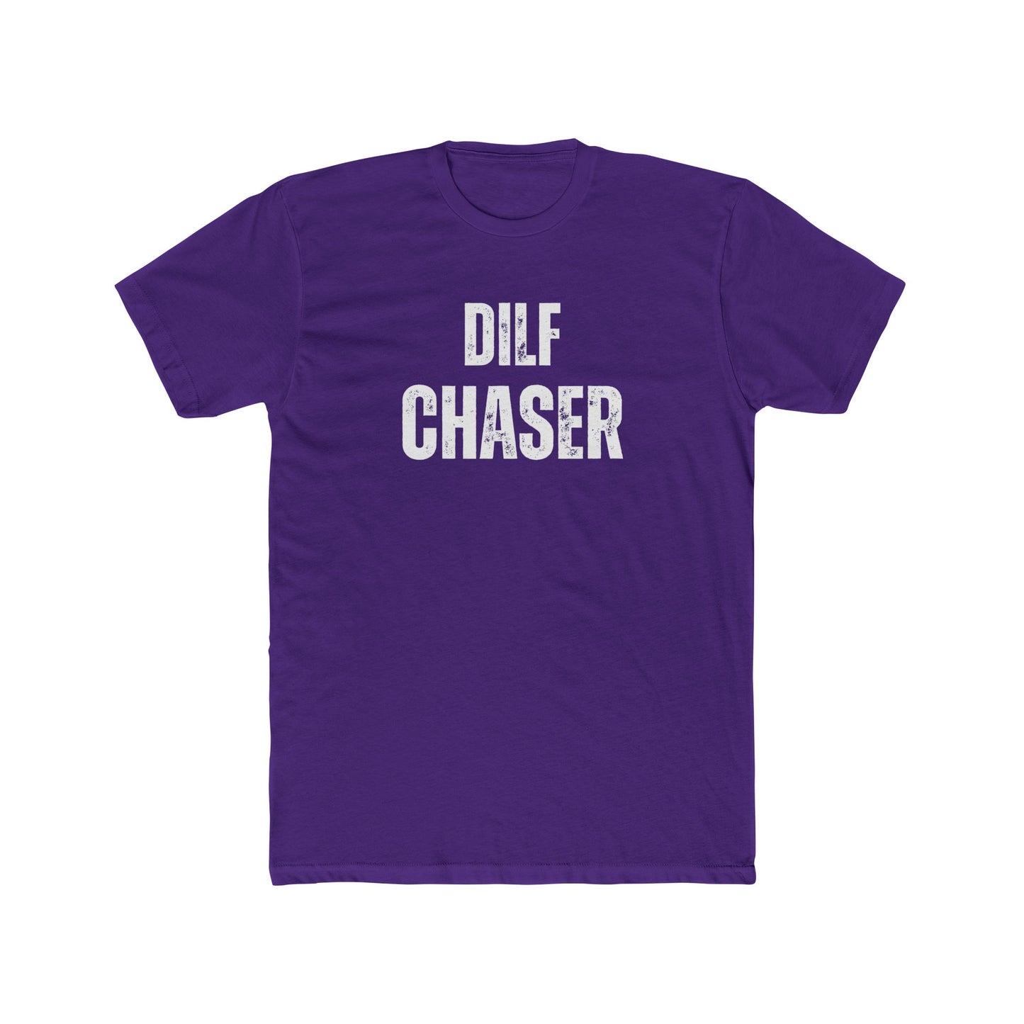 Dilf Chaser Unisex Cotton Crew Tee
