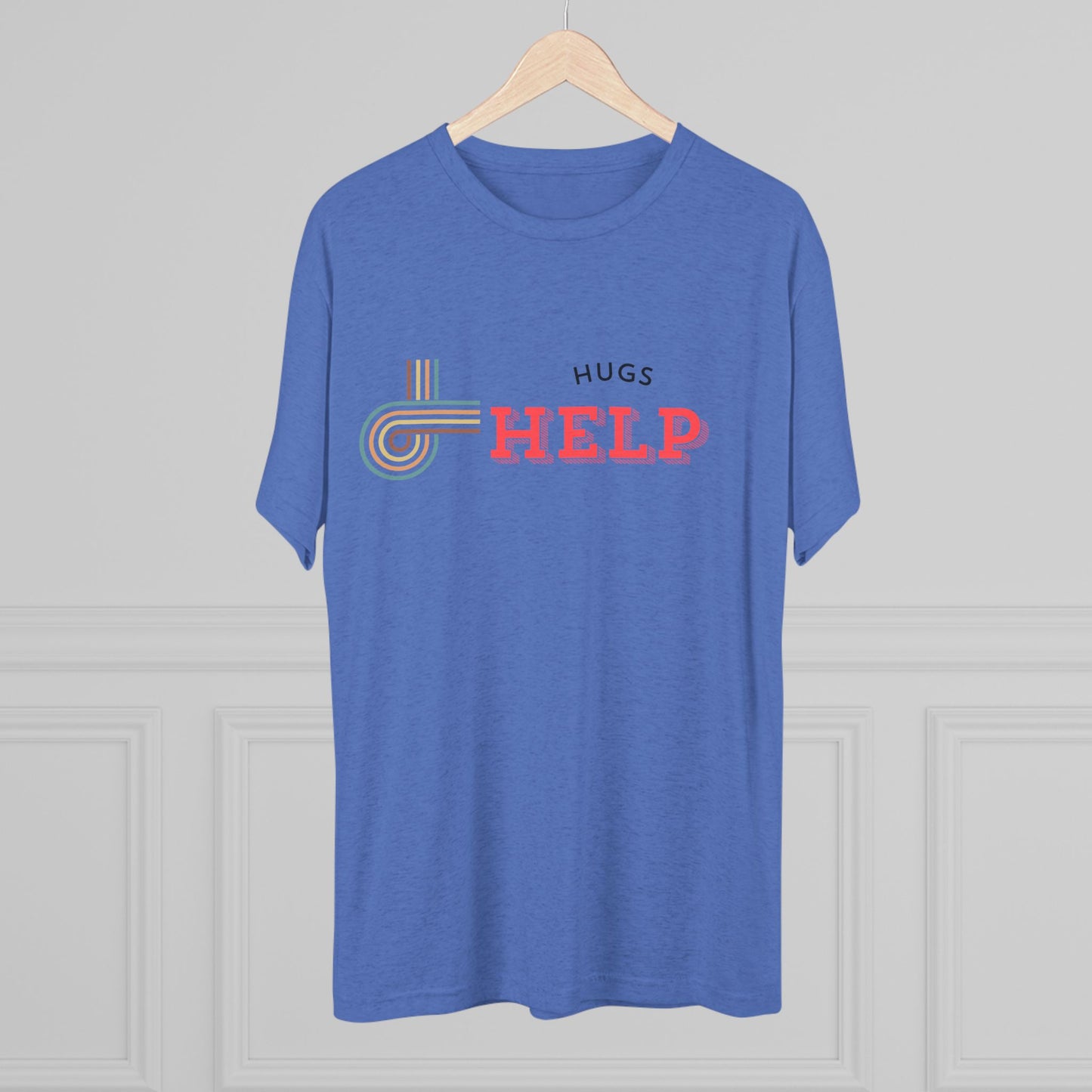 Hugs Help Unisex Tri-Blend Crew Tee