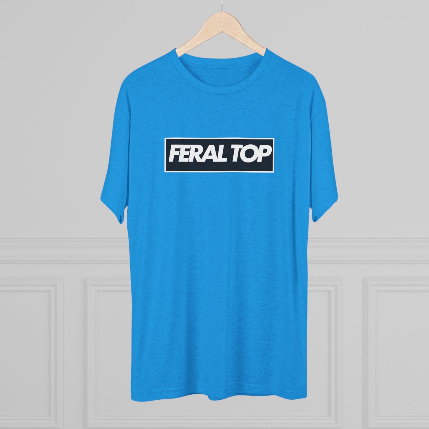 Feral Top Unisex Tri-Blend Crew Tee