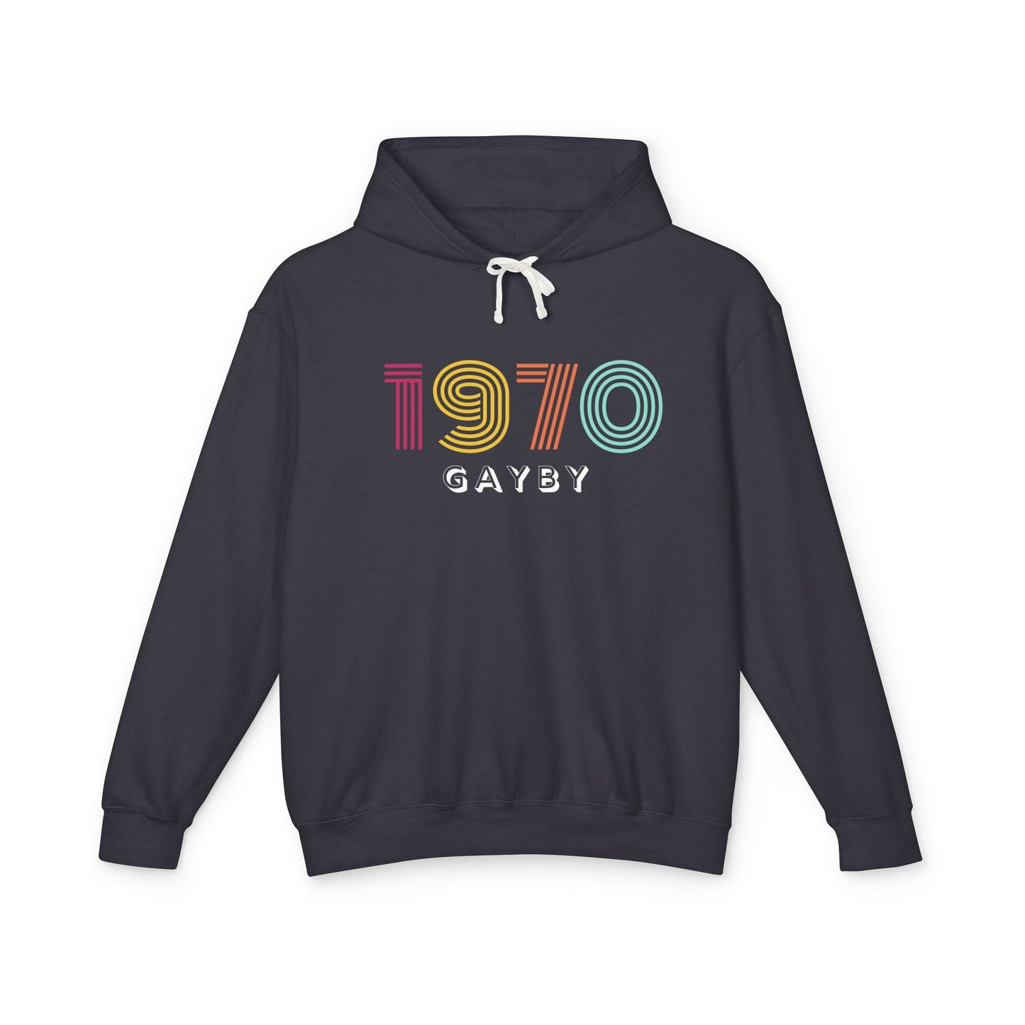 1970 Unisex Lightweight Hooded Sweatshirt