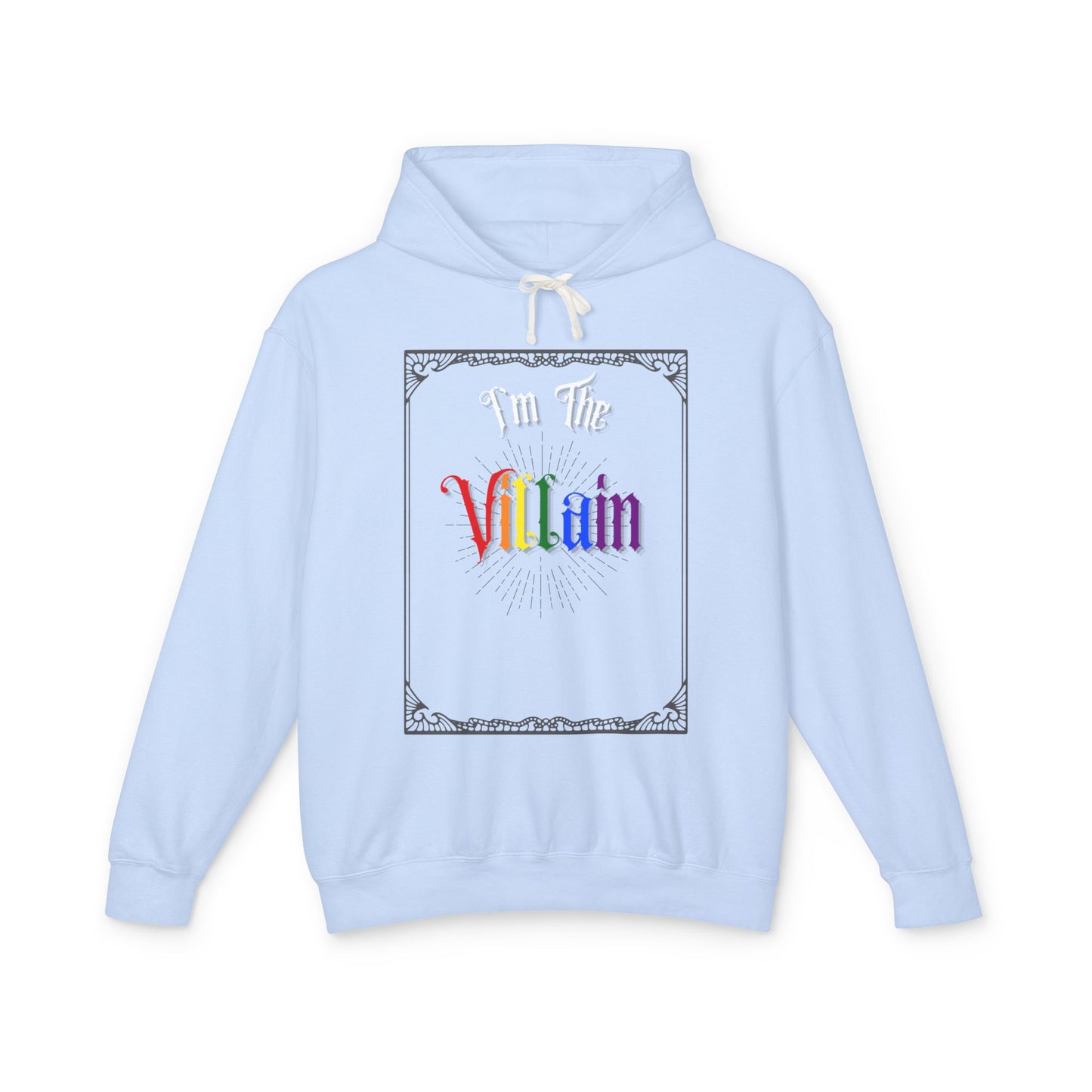 Rainbow Villian Unisex Lightweight Hooded Sweatshirt