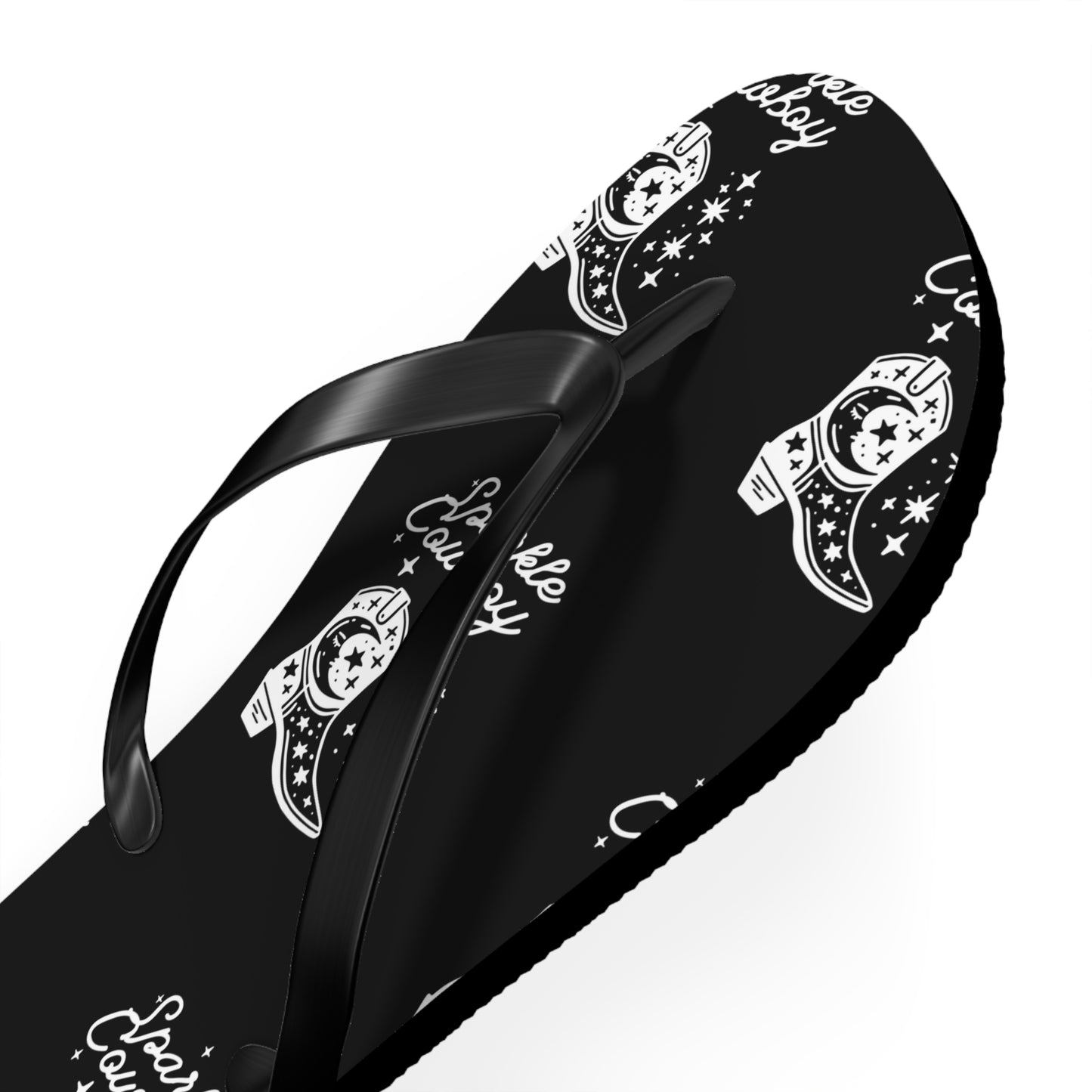Sparkle Cowboy #2Flip Flops