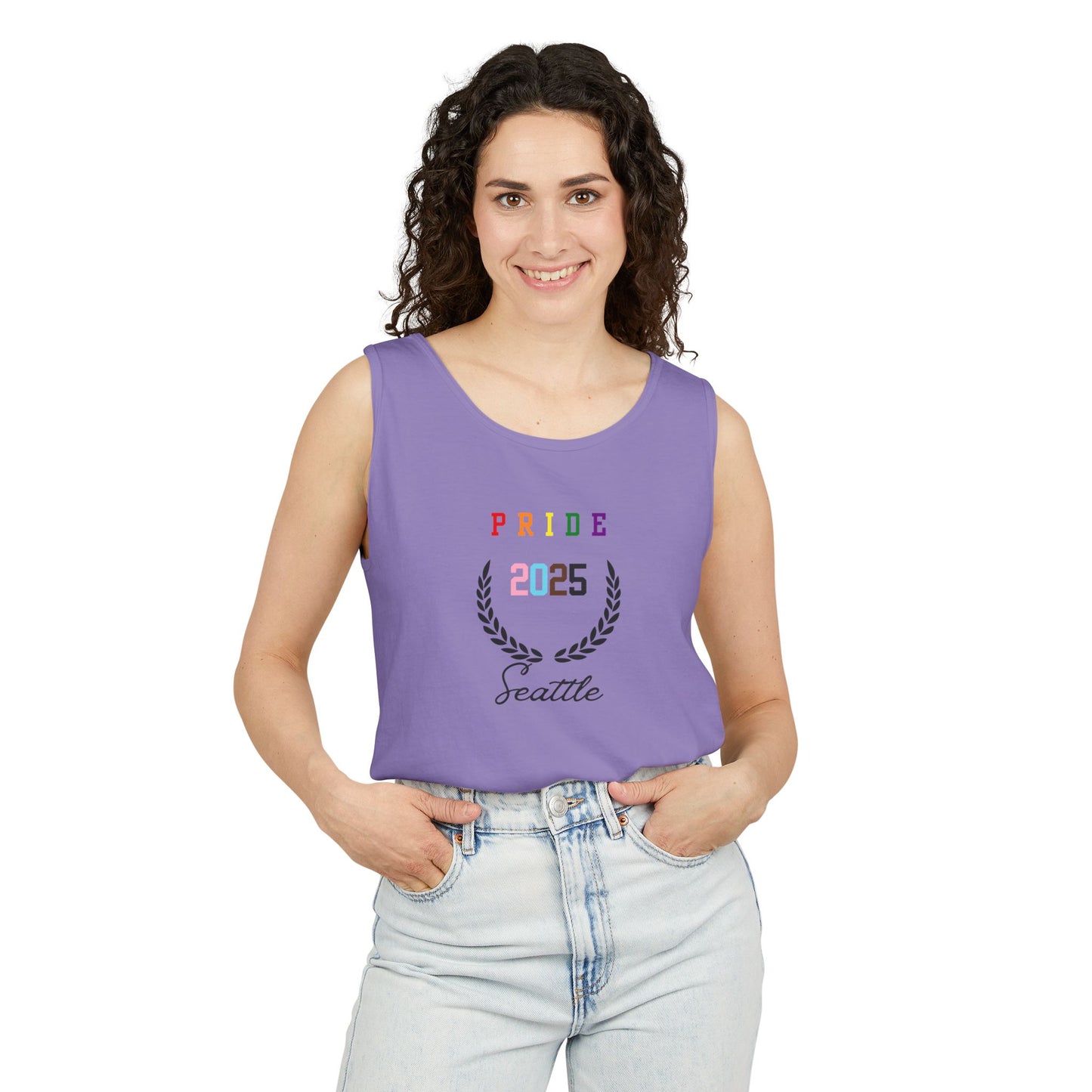 Seattle Pride Unisex Garment-Dyed Tank Top
