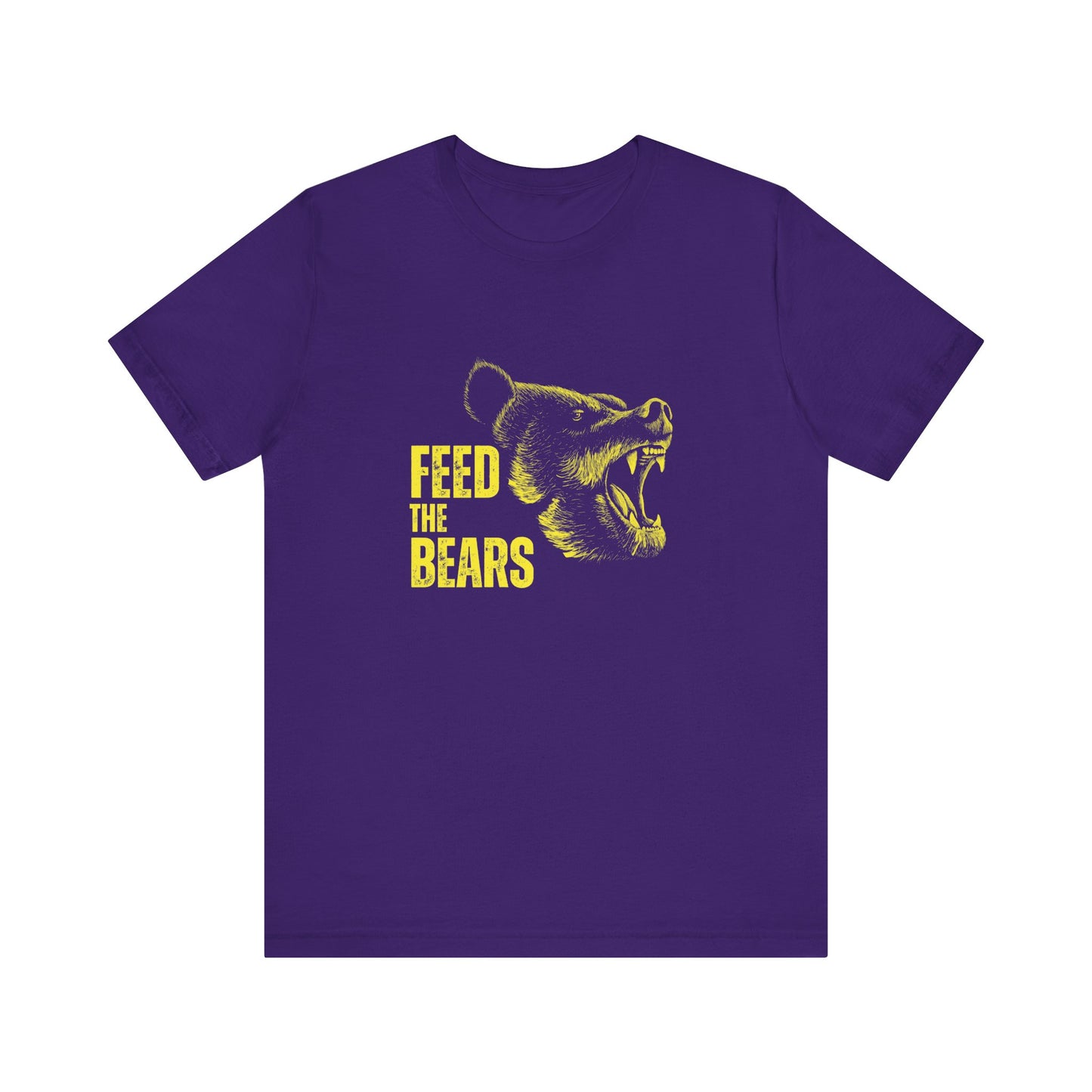 Feed The Bears Unisex Jersey Short Sleeve Tee