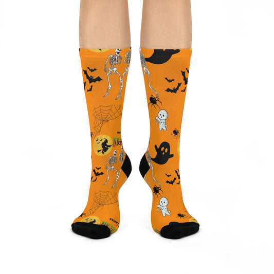Nightmare Halloween Socks Cushioned Crew Socks