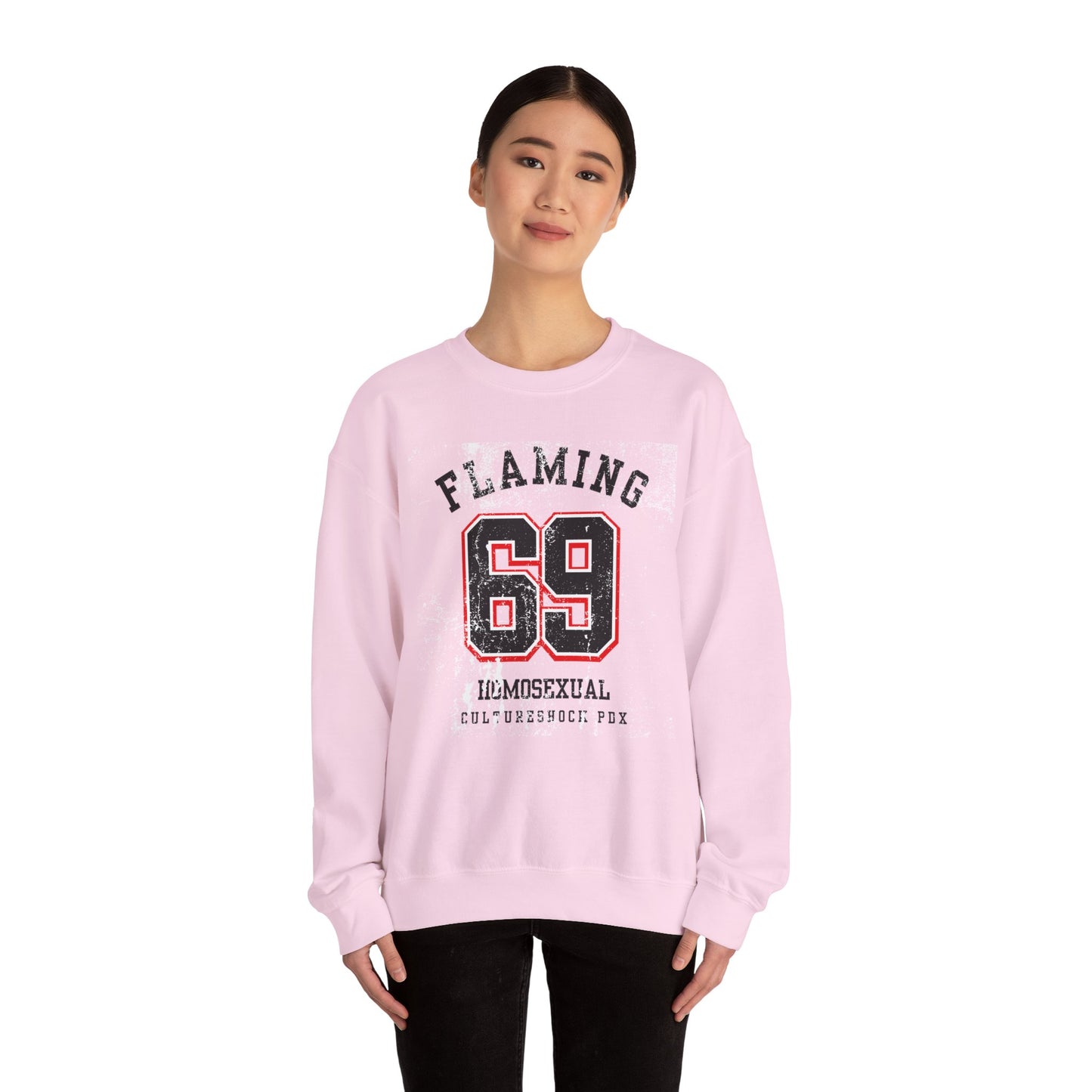 Flaming Unisex Heavy Blend™ Crewneck Sweatshirt