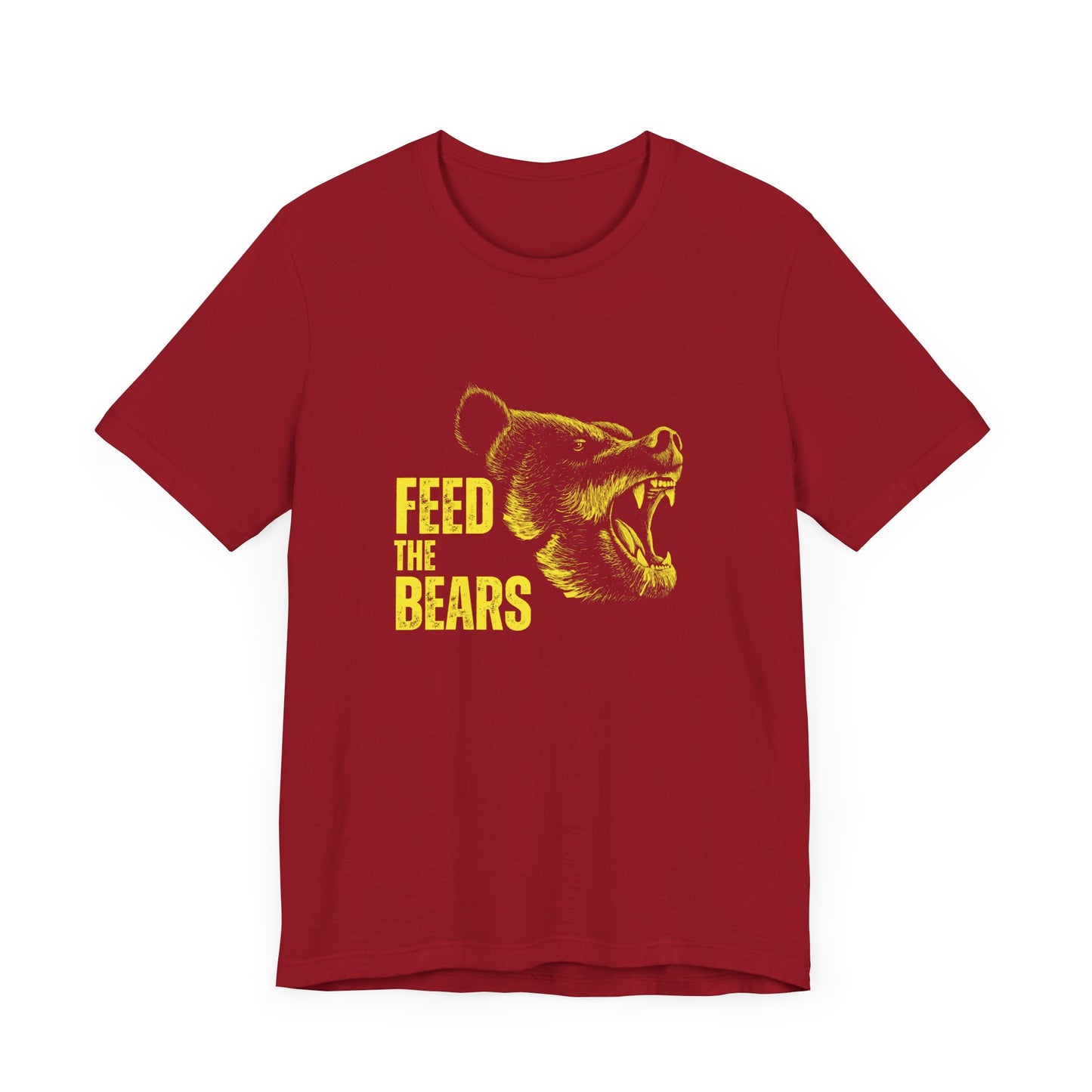 Feed The Bears Unisex Jersey Short Sleeve Tee