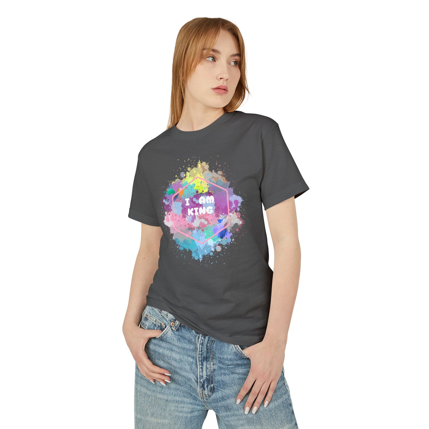 I Am King Unisex Garment-Dyed Heavyweight Cotton Tee