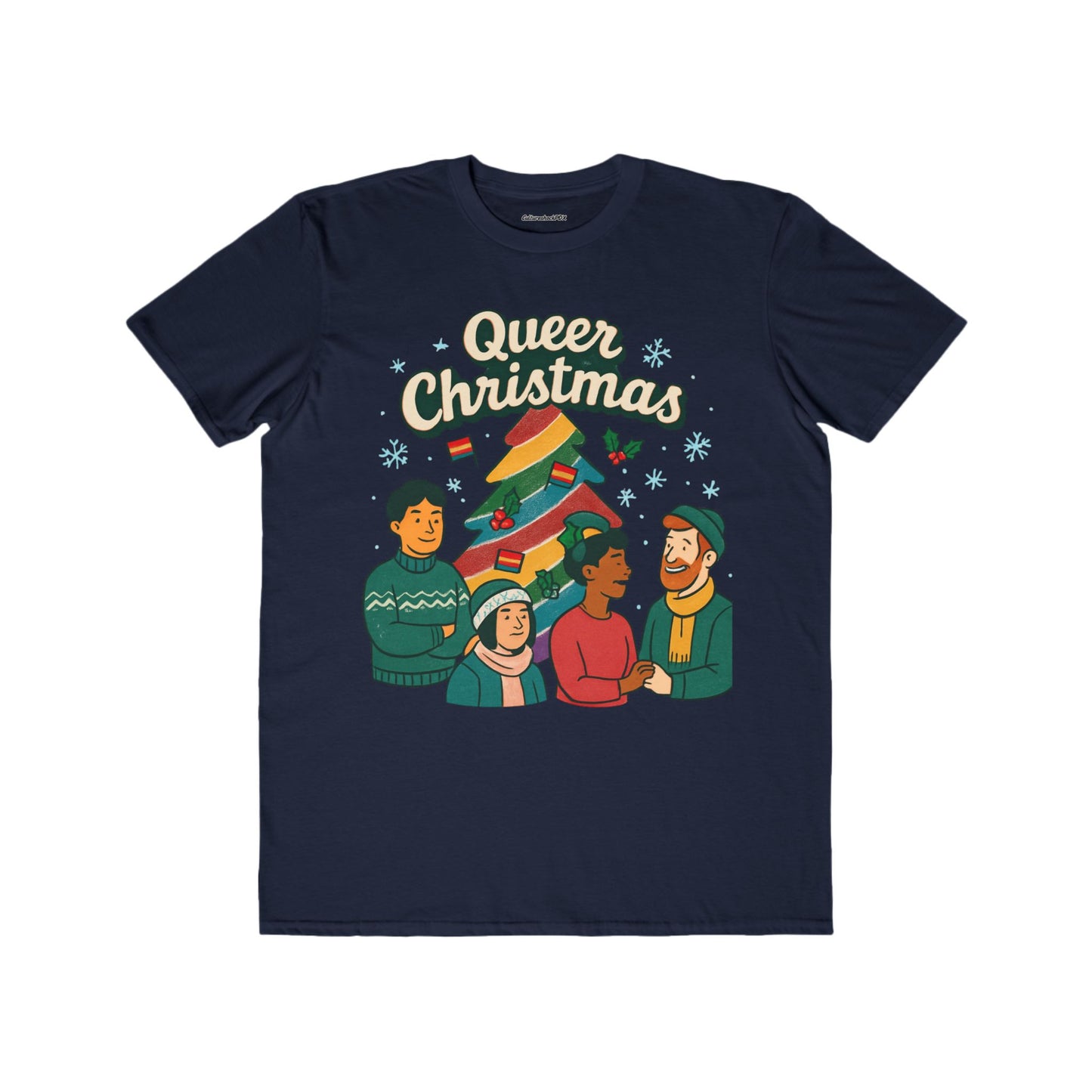 Queer Christmas Men's Lightweight Fashion Tee