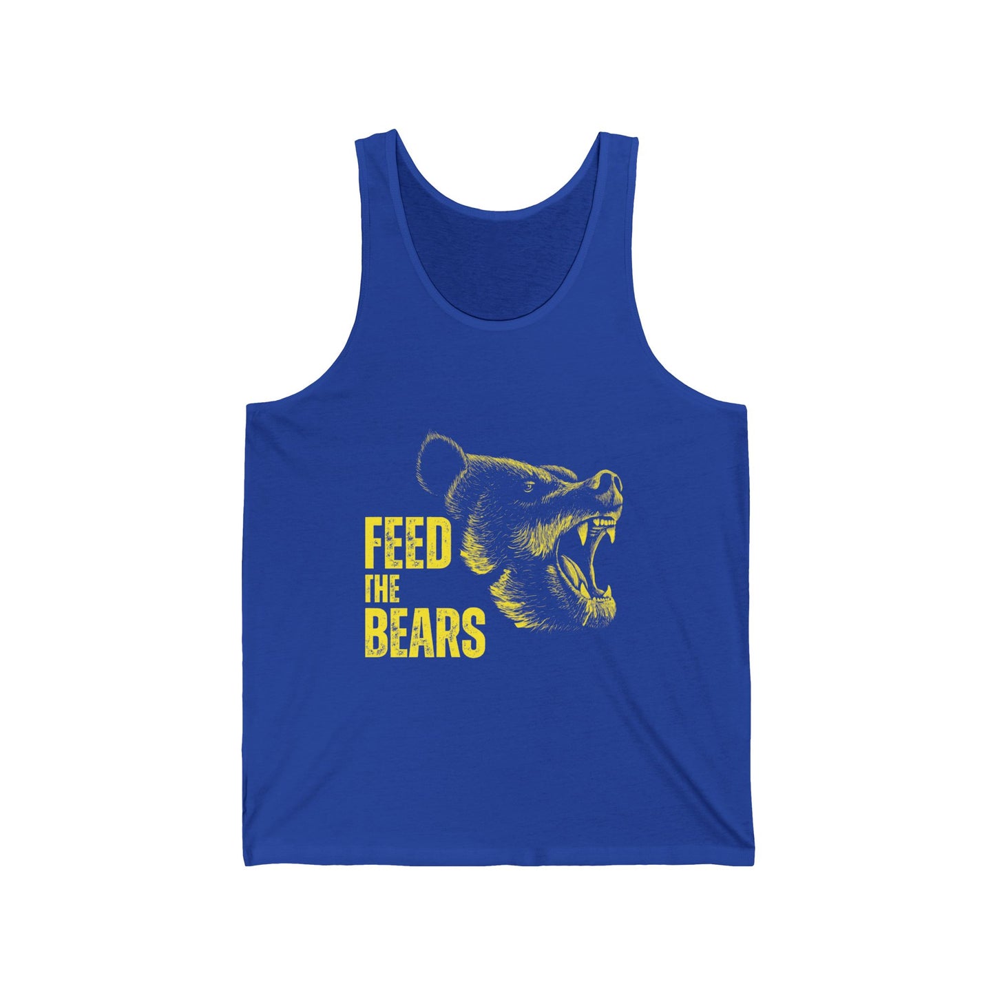 Feed The Bears Unisex Jersey Tank
