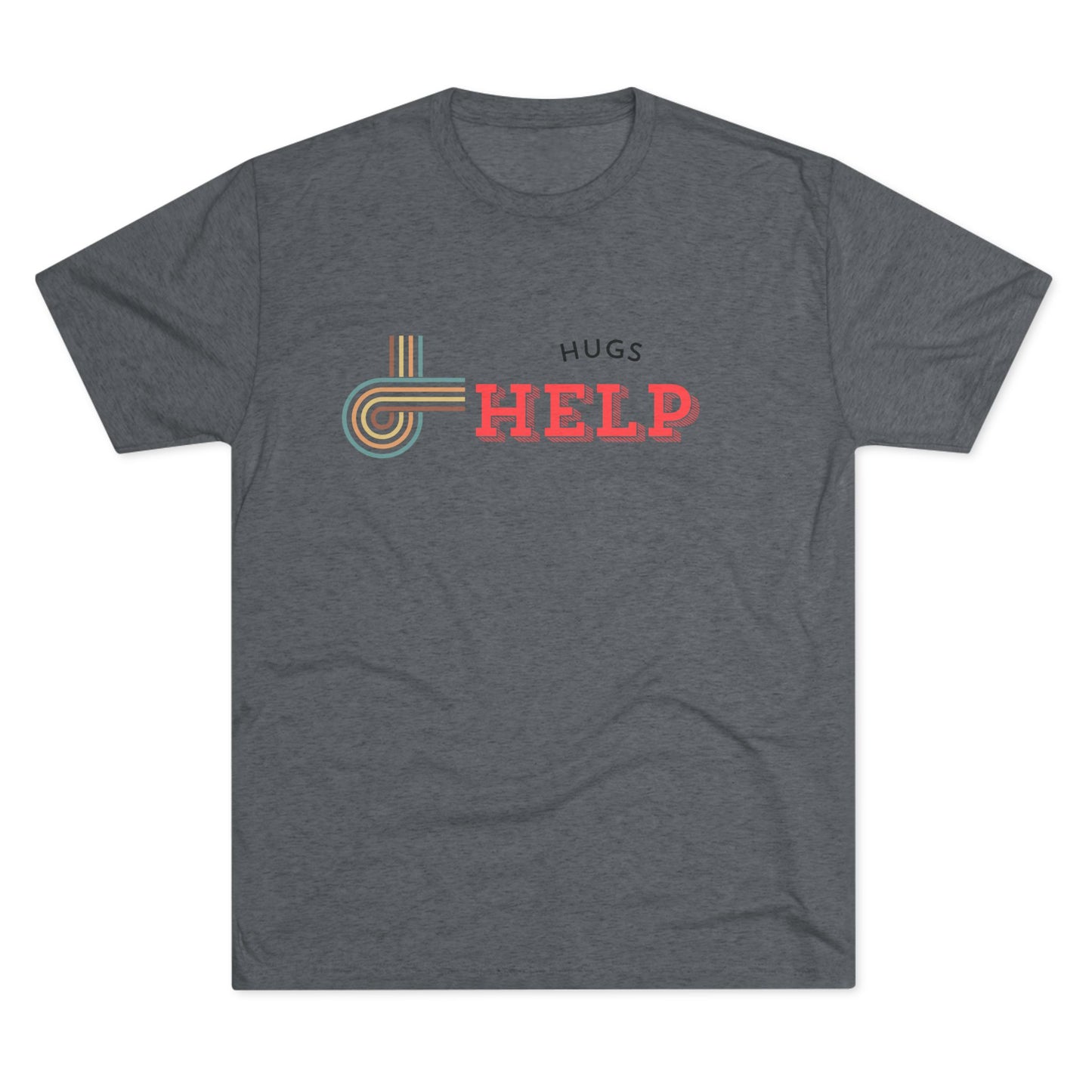 Hugs Help Unisex Tri-Blend Crew Tee