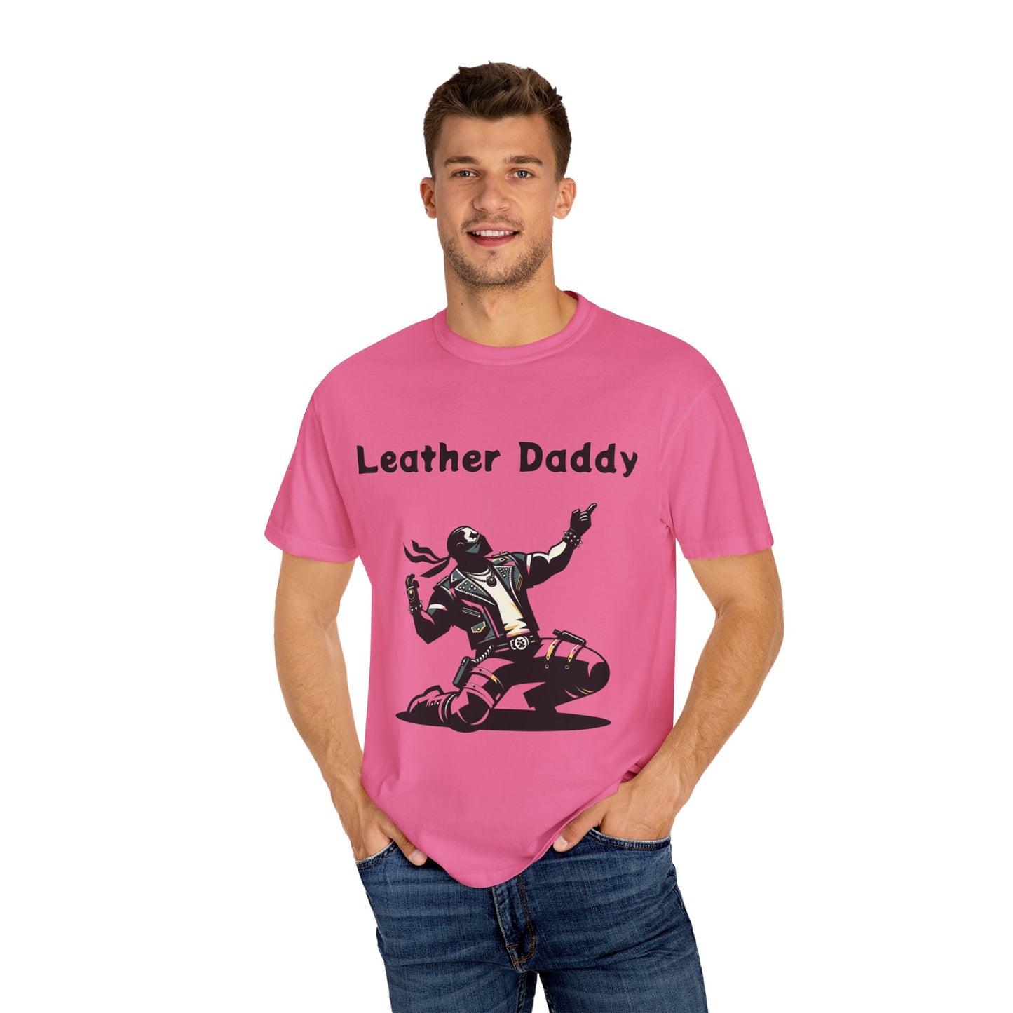 Leather Daddy Unisex Garment-Dyed T-shirt