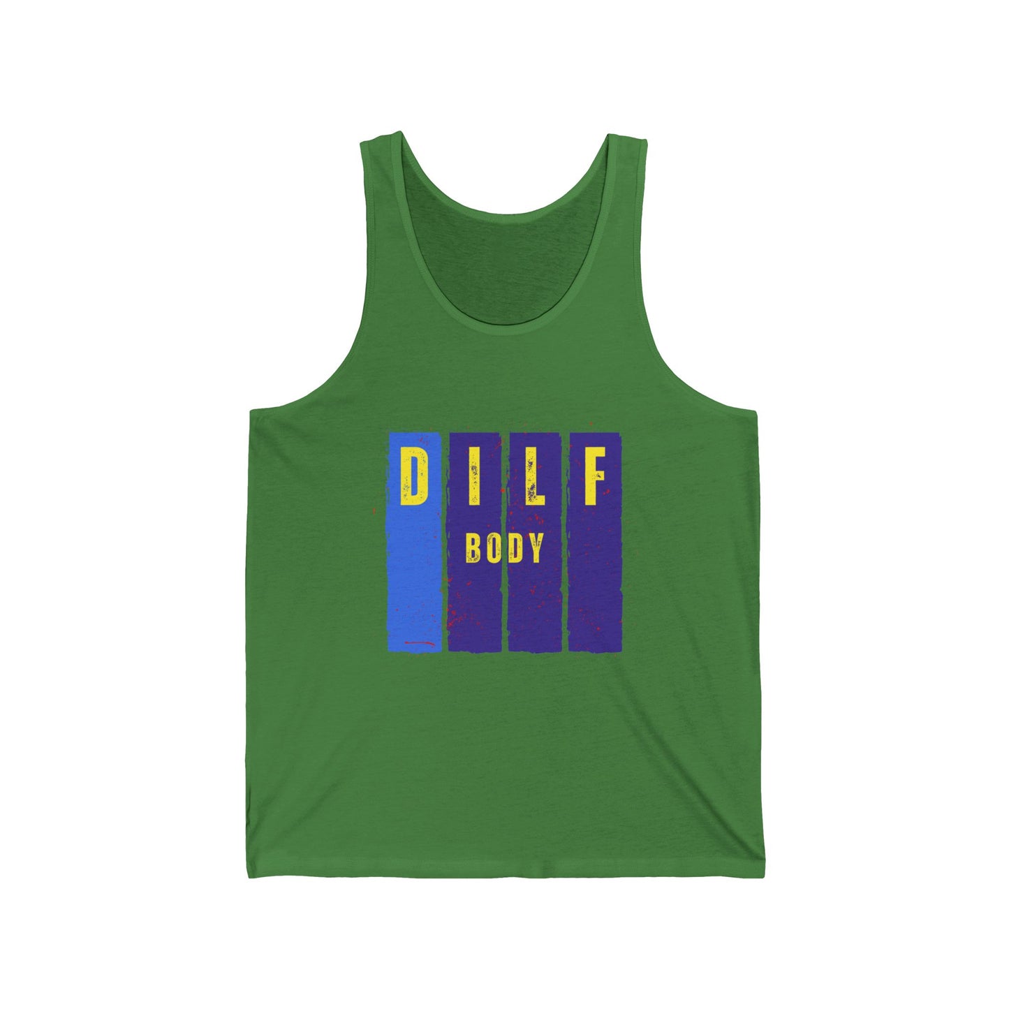 Blue  Dilf  Body Unisex Jersey Tank