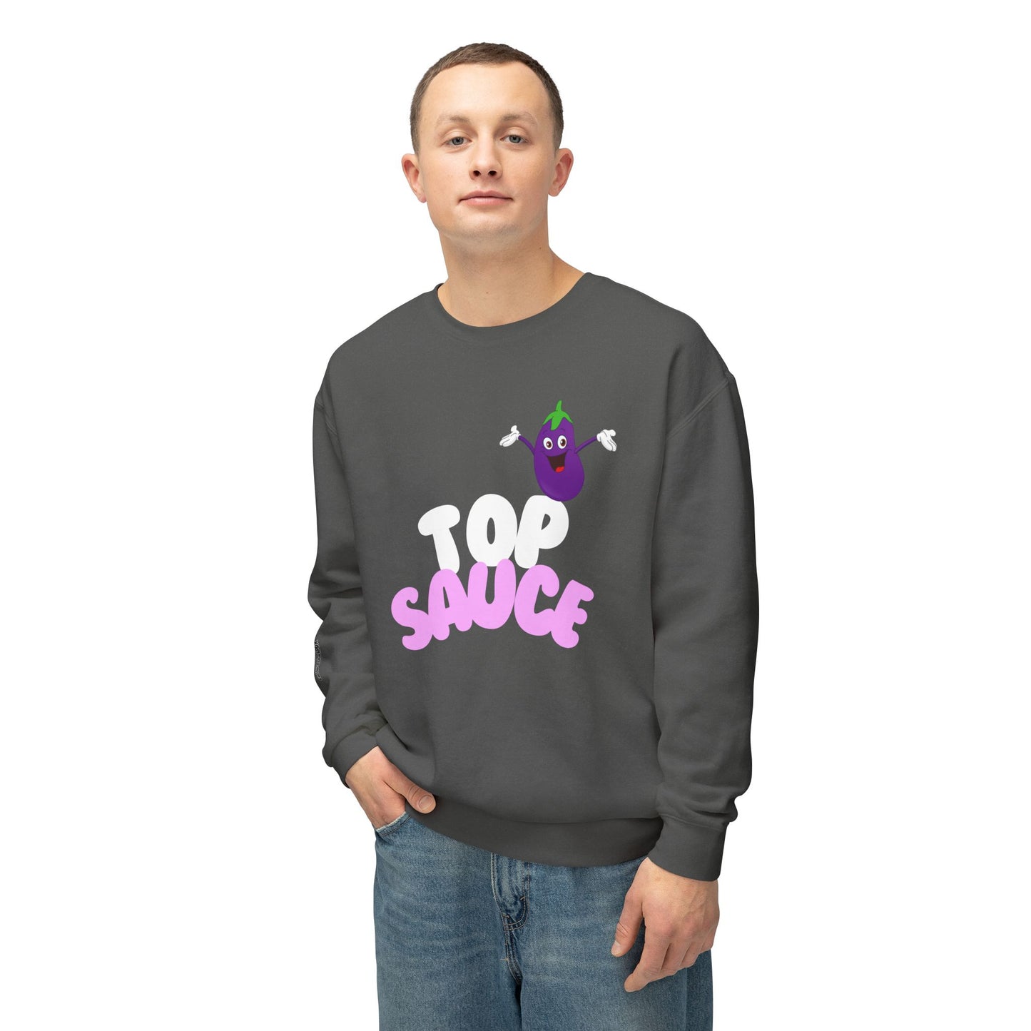 Top Sauce Unisex Lightweight Crewneck Sweatshirt