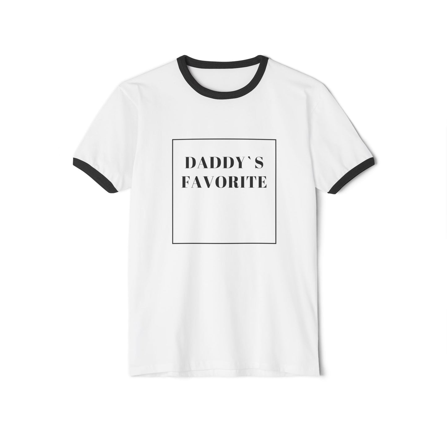 Daddy`s Favorite Unisex Cotton Ringer T-Shirt