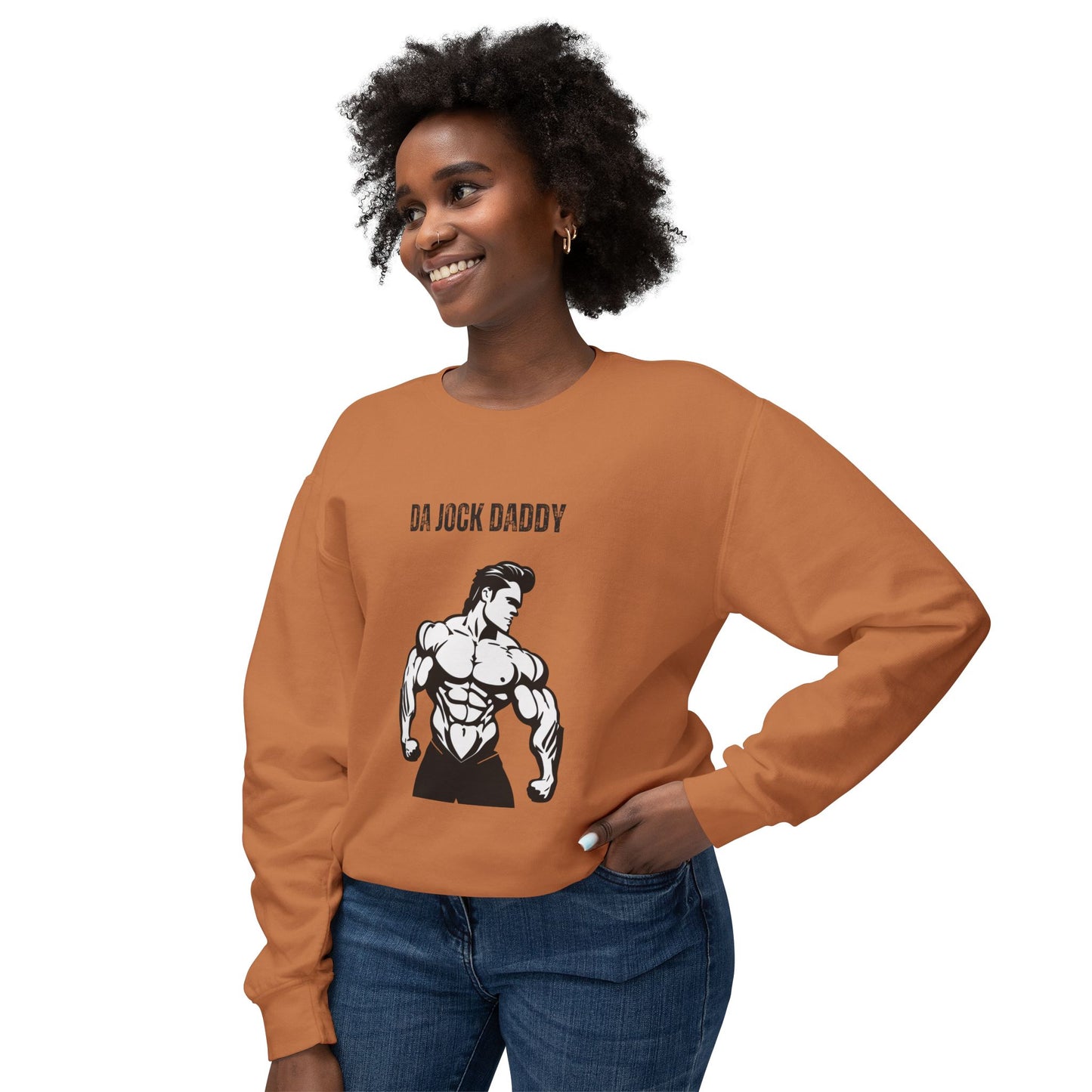 Da Jock Daddy Unisex Lightweight Crewneck Sweatshirt