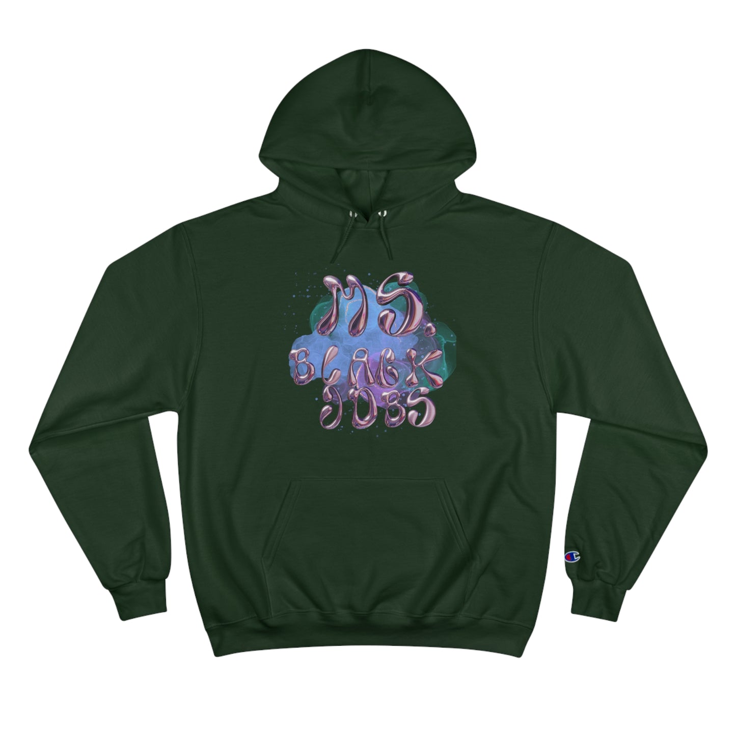 Ms. Black Jobs Champion Hoodie