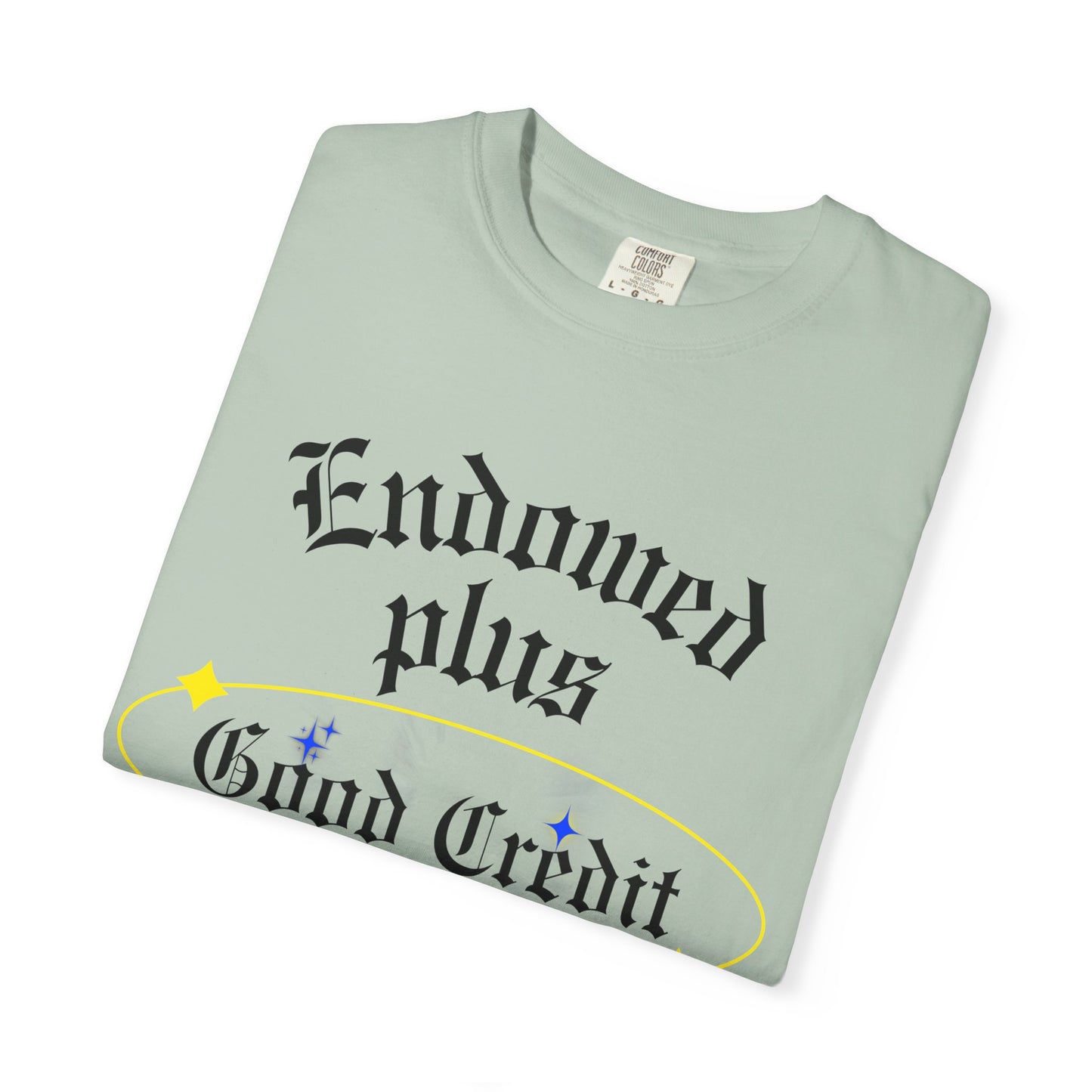 Endowed plus Good Credit Unisex Garment-Dyed T-shirt