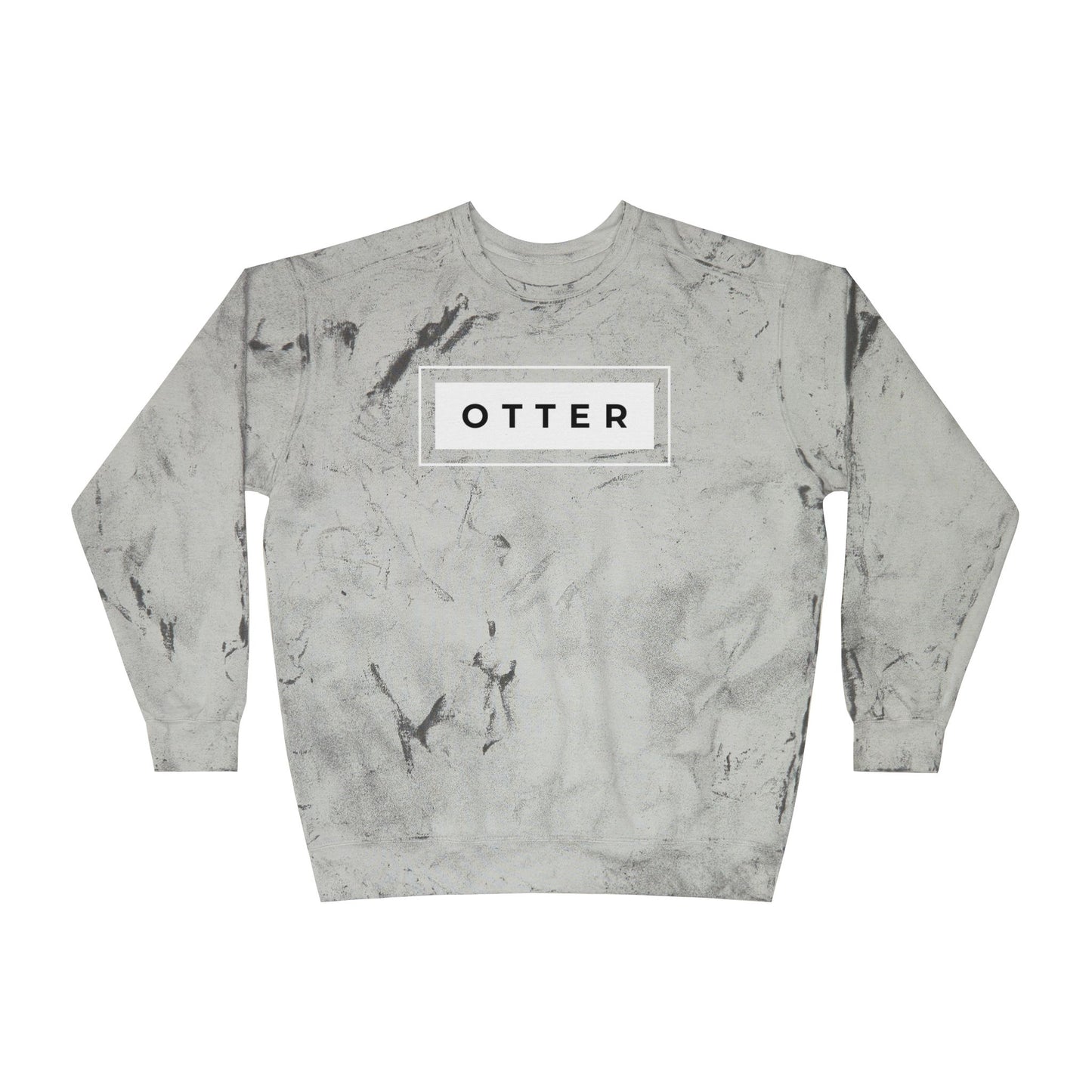 Otter Unisex Color Blast Crewneck Sweatshirt