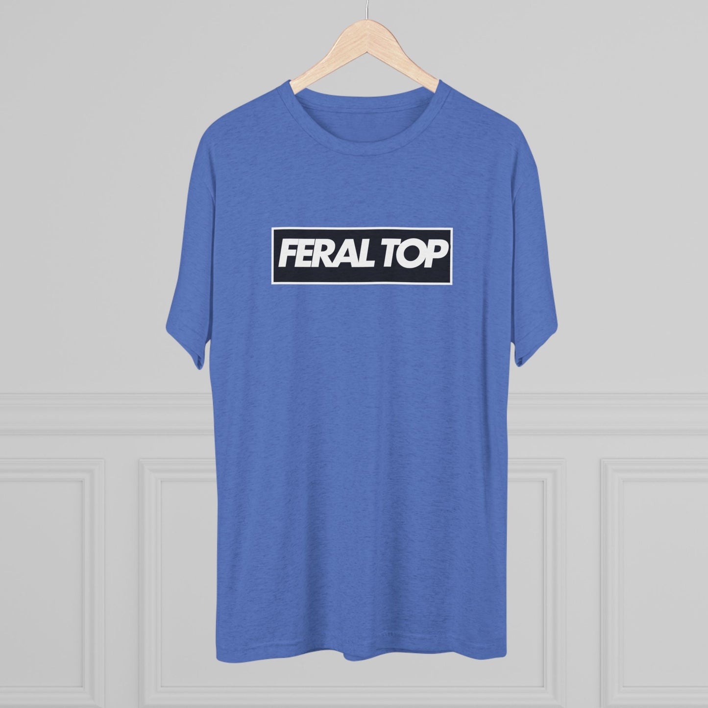 Feral Top Unisex Tri-Blend Crew Tee