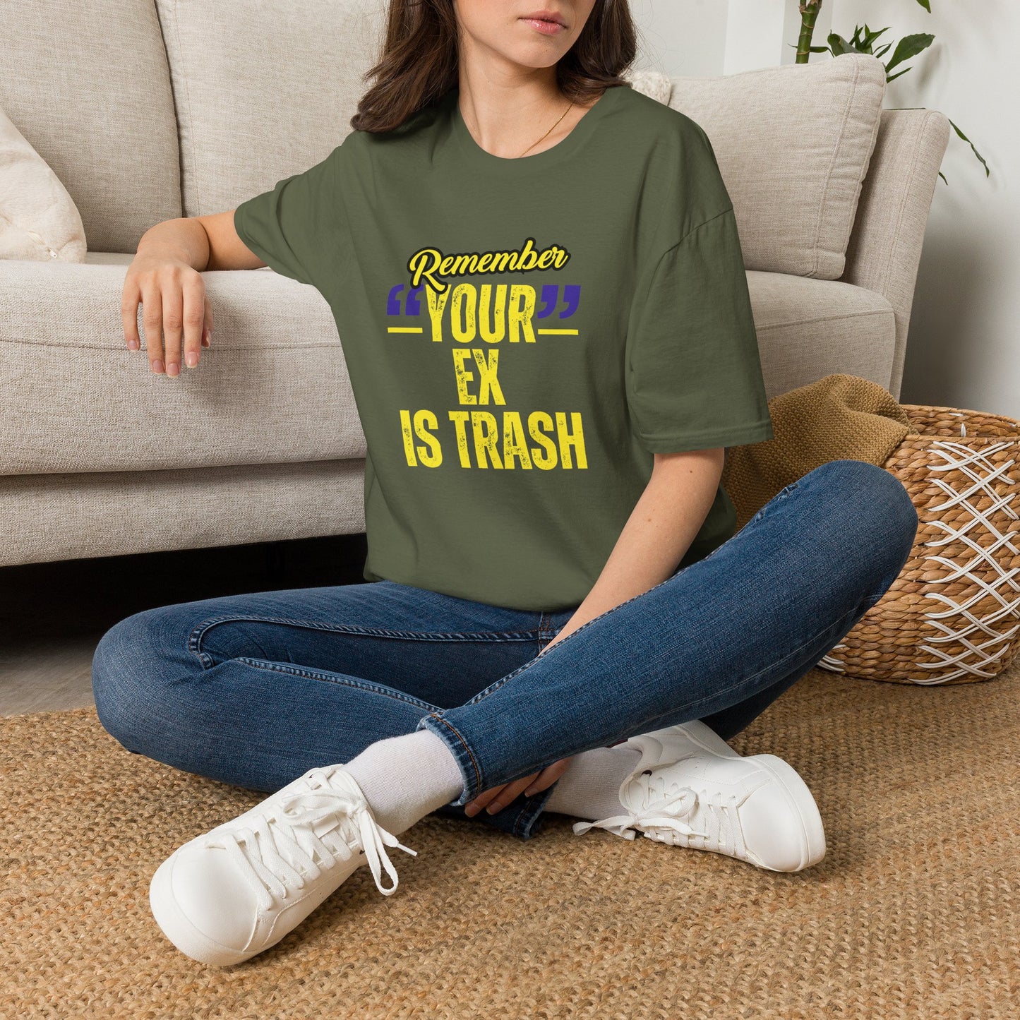 Your Ex is Trash -Unisex Softstyle T-Shirt
