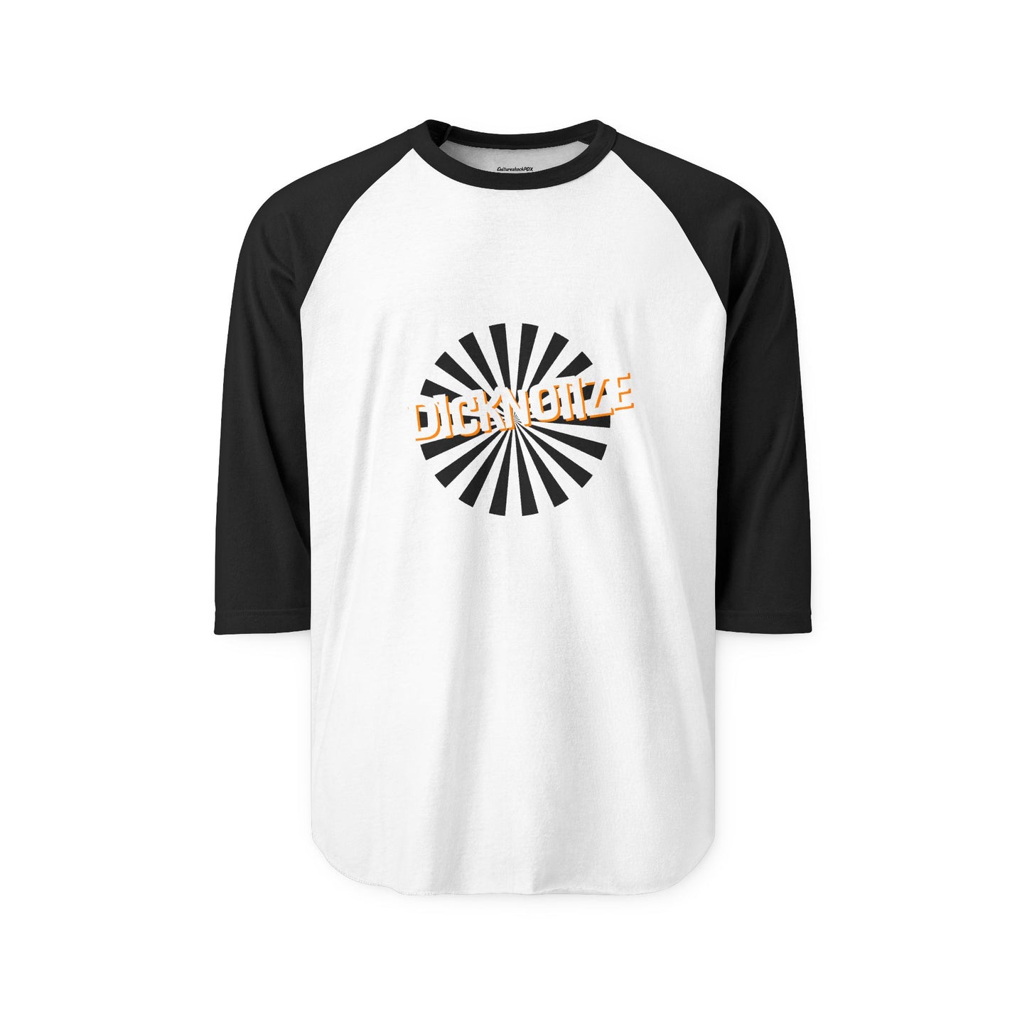 Dicknotize Unisex Three-Quarter Sleeve Raglan Shirt