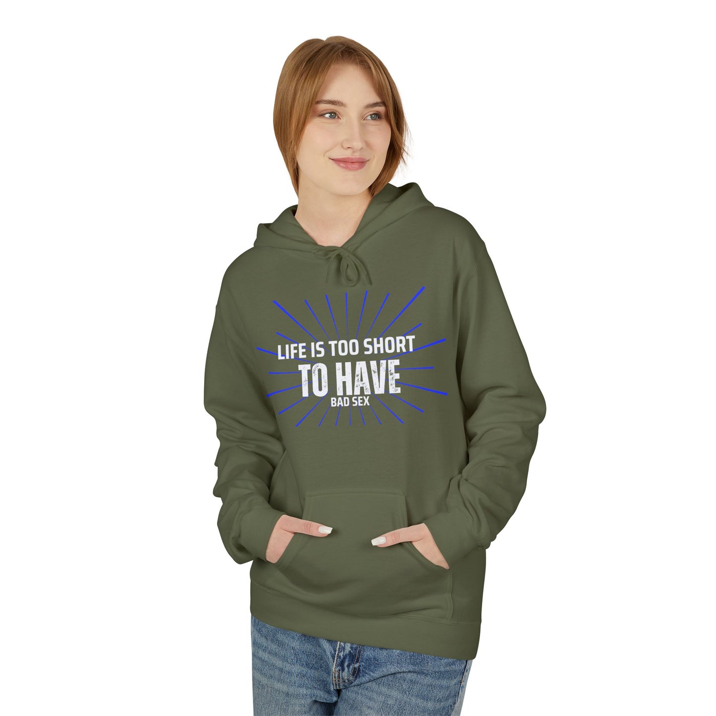 Life too Short Unisex Midweight Softstyle Fleece Hoodie