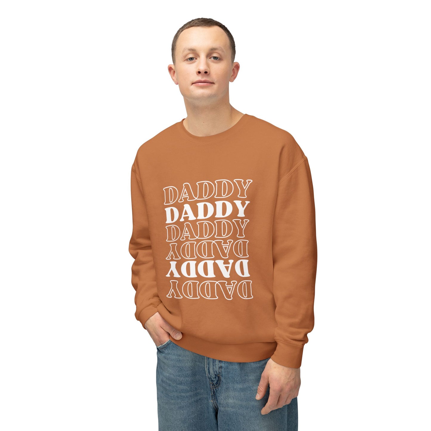 Daddy Unisex Lightweight Crewneck Sweatshirt