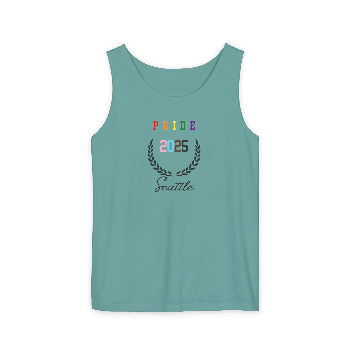Seattle Pride Unisex Garment-Dyed Tank Top