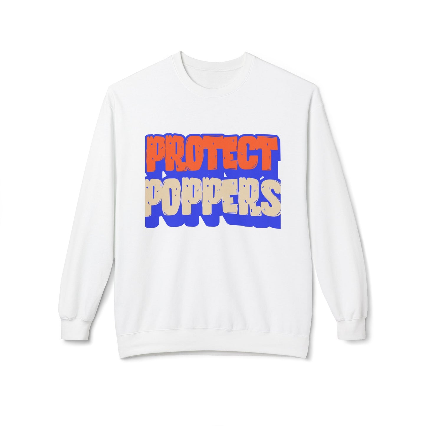 Protect Poppersnisex Midweight Softstyle Fleece Crewneck Sweatshirt