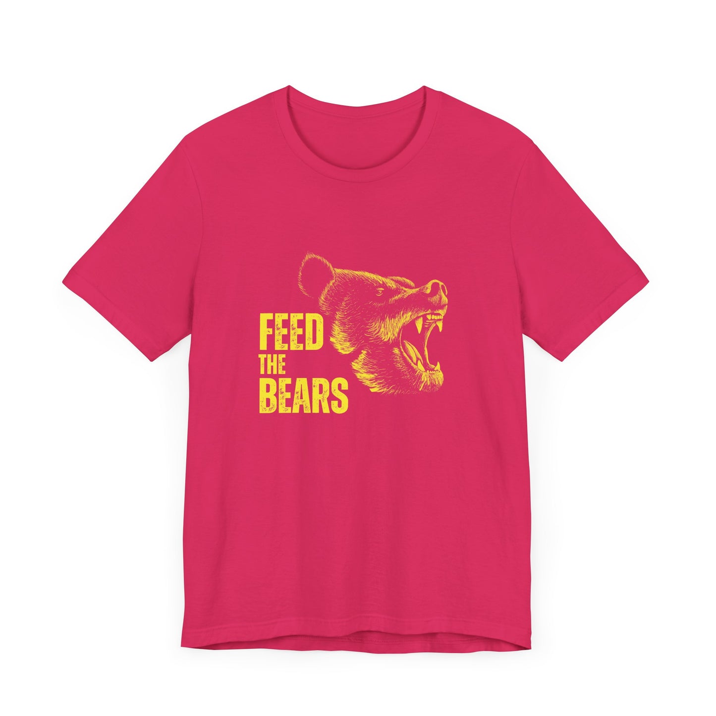 Feed The Bears Unisex Jersey Short Sleeve Tee