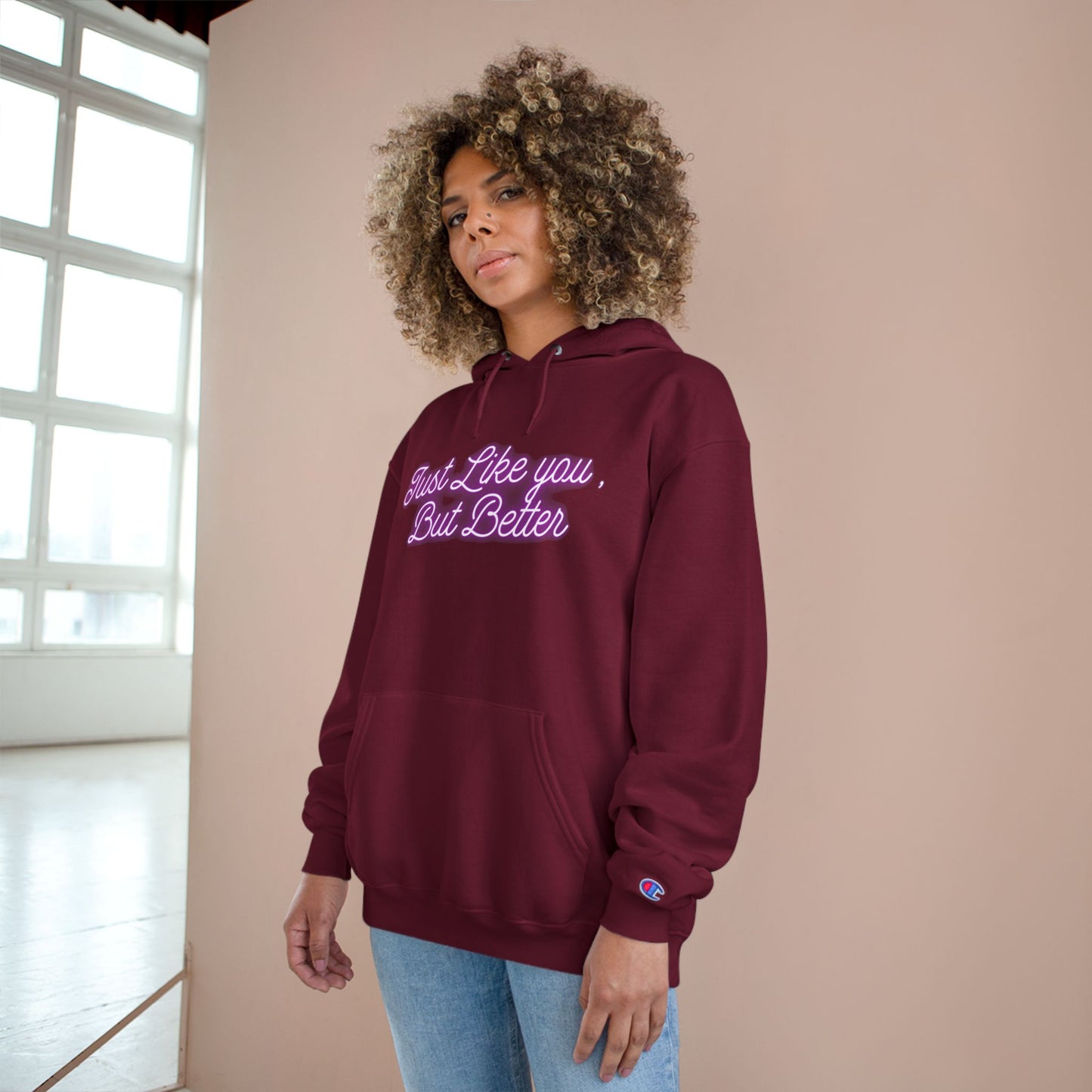 Just like you Champion Hoodie